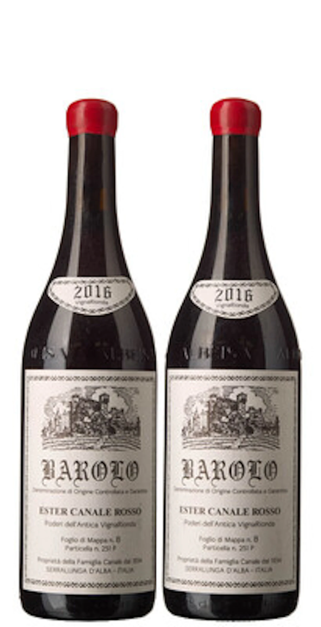 2 x Barolo Vigna Rionda Ester Canale Rosso 2016, Giovanni Rosso