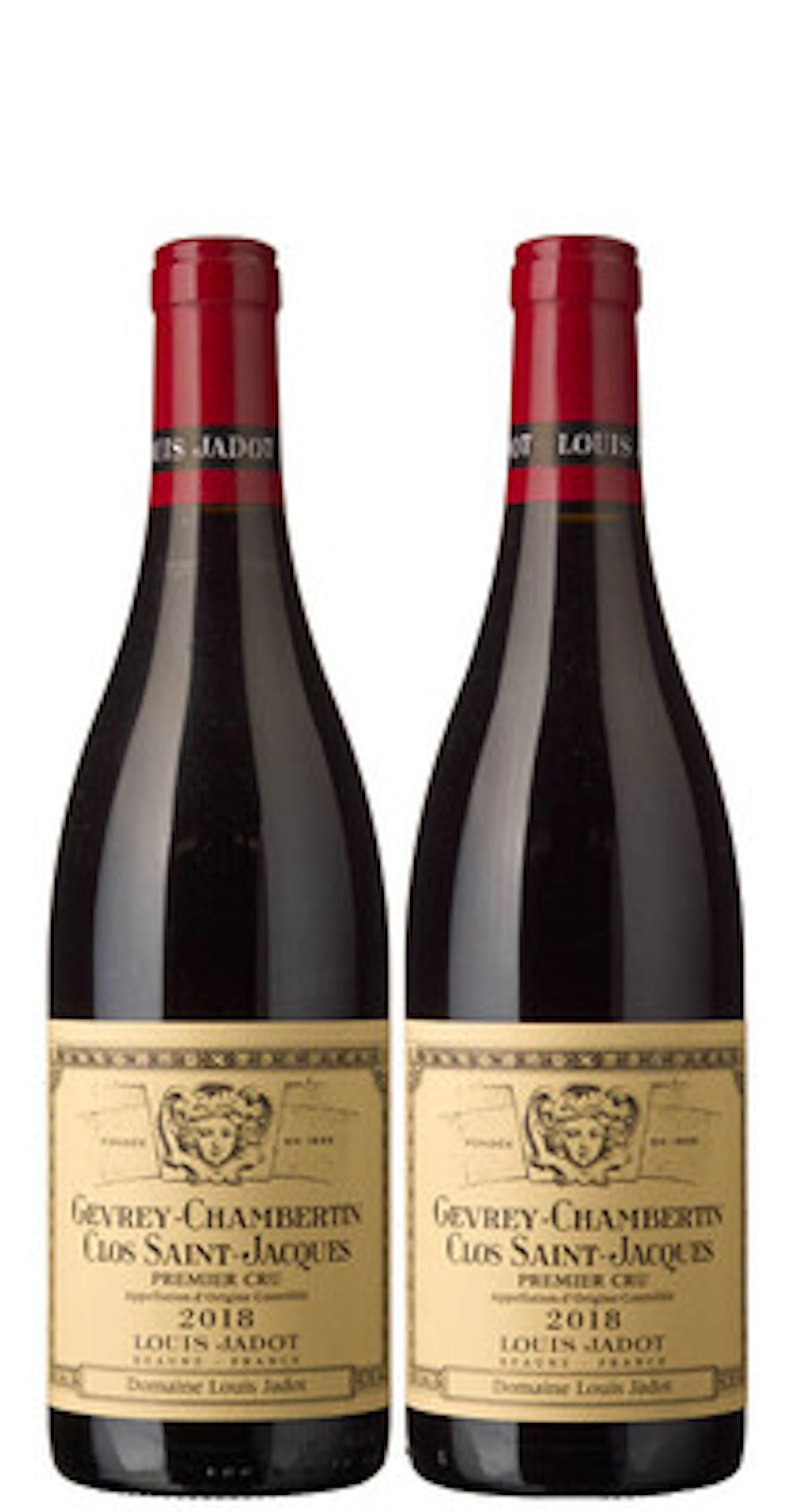 2 x Gevrey-Chambertin 1er Cru Clos Saint-Jacques 2018, Domaine Louis Jadot