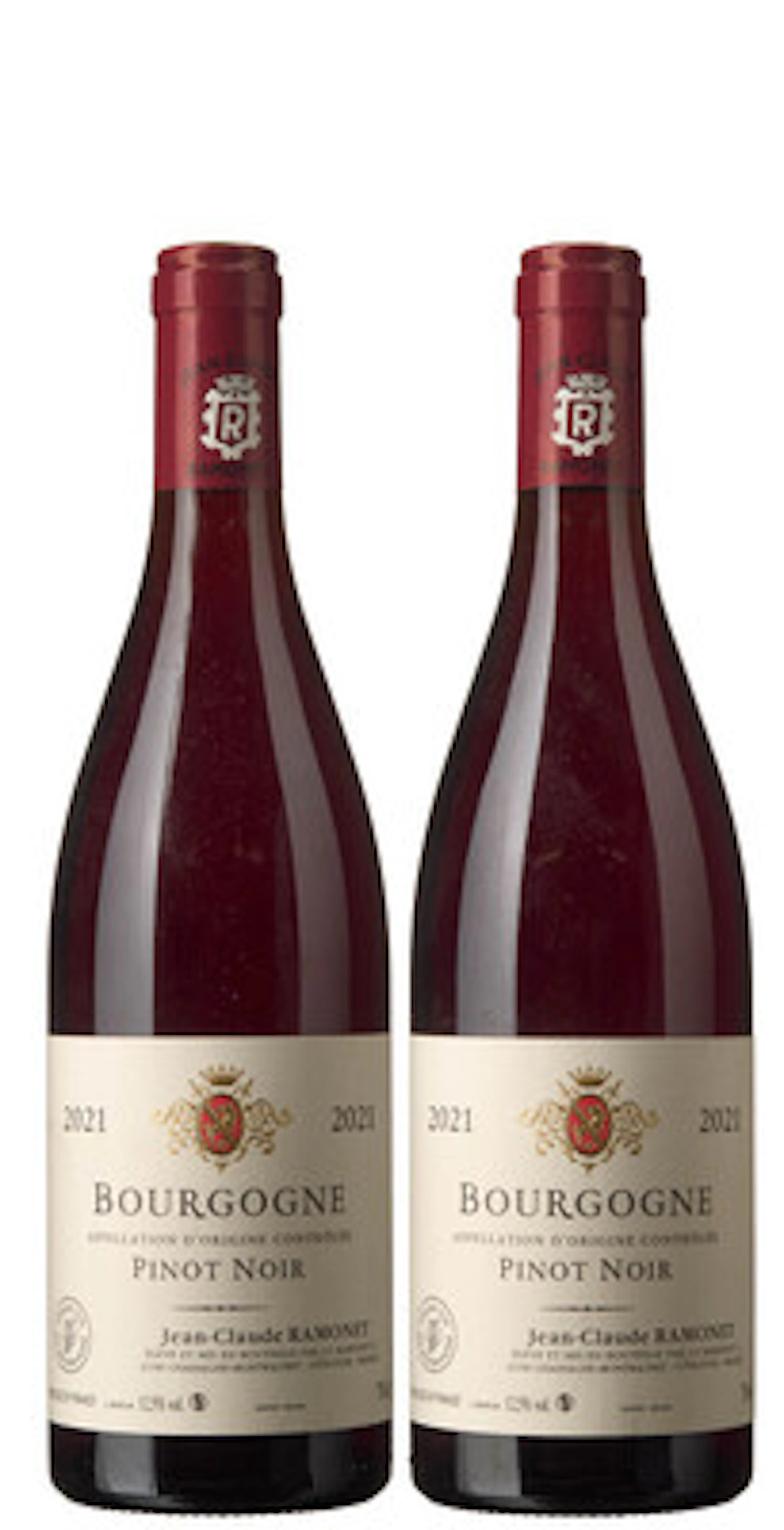 2 x Bourgogne Pinot Noir 2021, Jean-Claude Ramonet