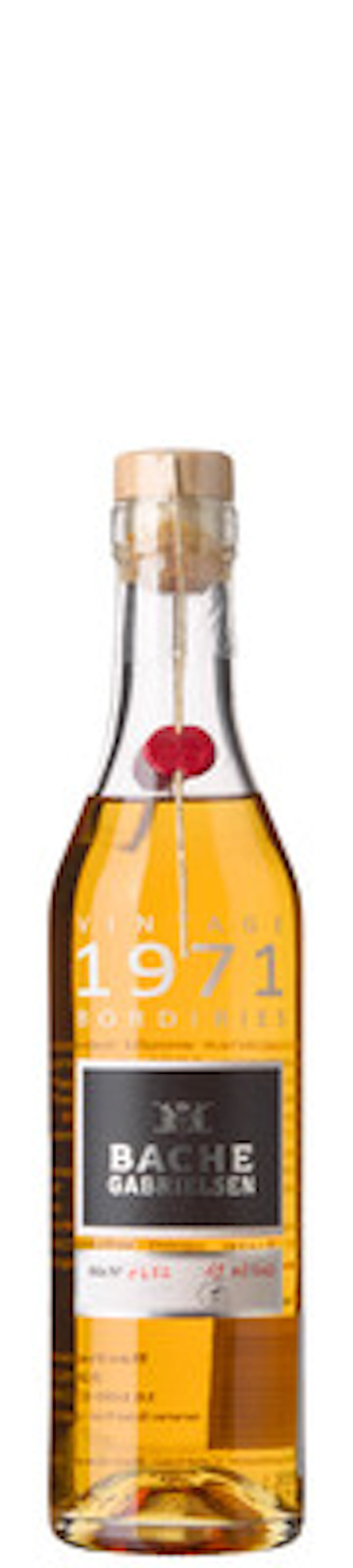 1 x 0,35 l Bache Gabrielsen Cognac Borderies Vintage 1971