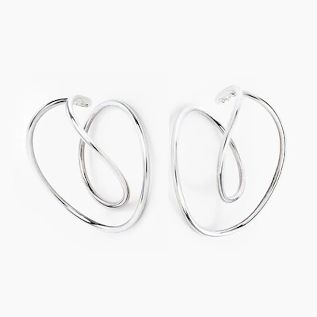 Ørepynt i sølv - Georg Jensen
