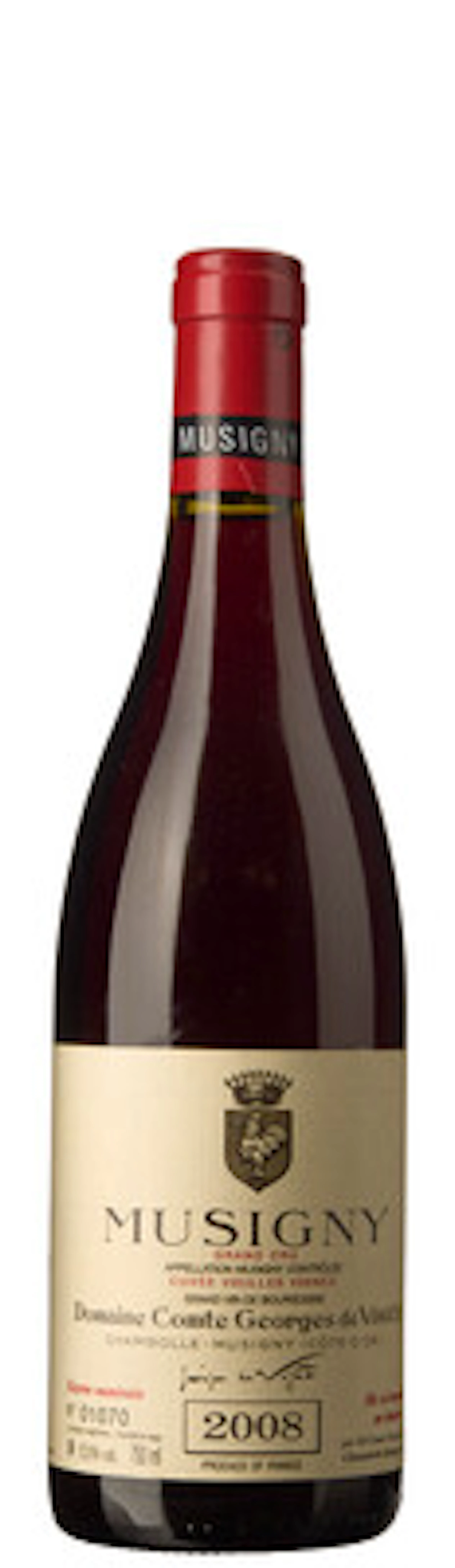 1 x Musigny Grand Cru Cuvee Vieilles Vignes 2008, Comte Georges de Vogüé
