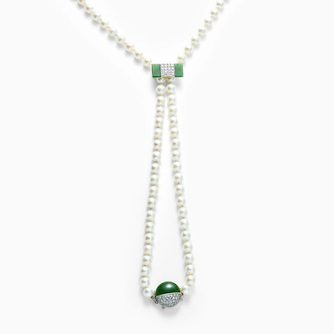 Collier med kulturperler