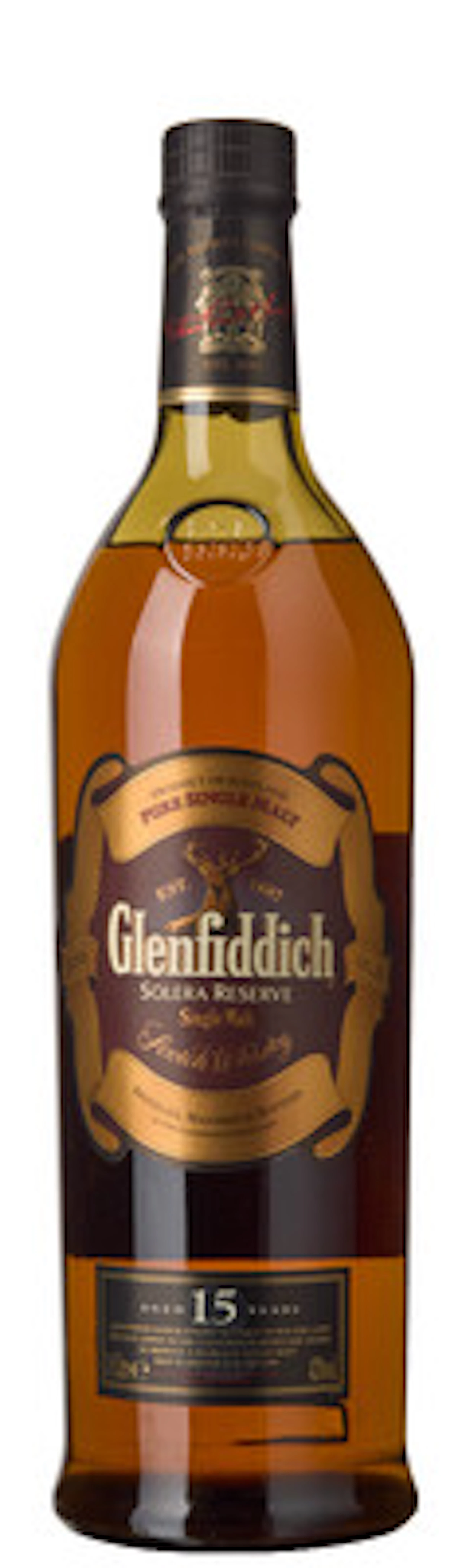 1 x 1 l Glenfiddich Single Malt Scotch Whisky Solera Reserve Aged 15 Years