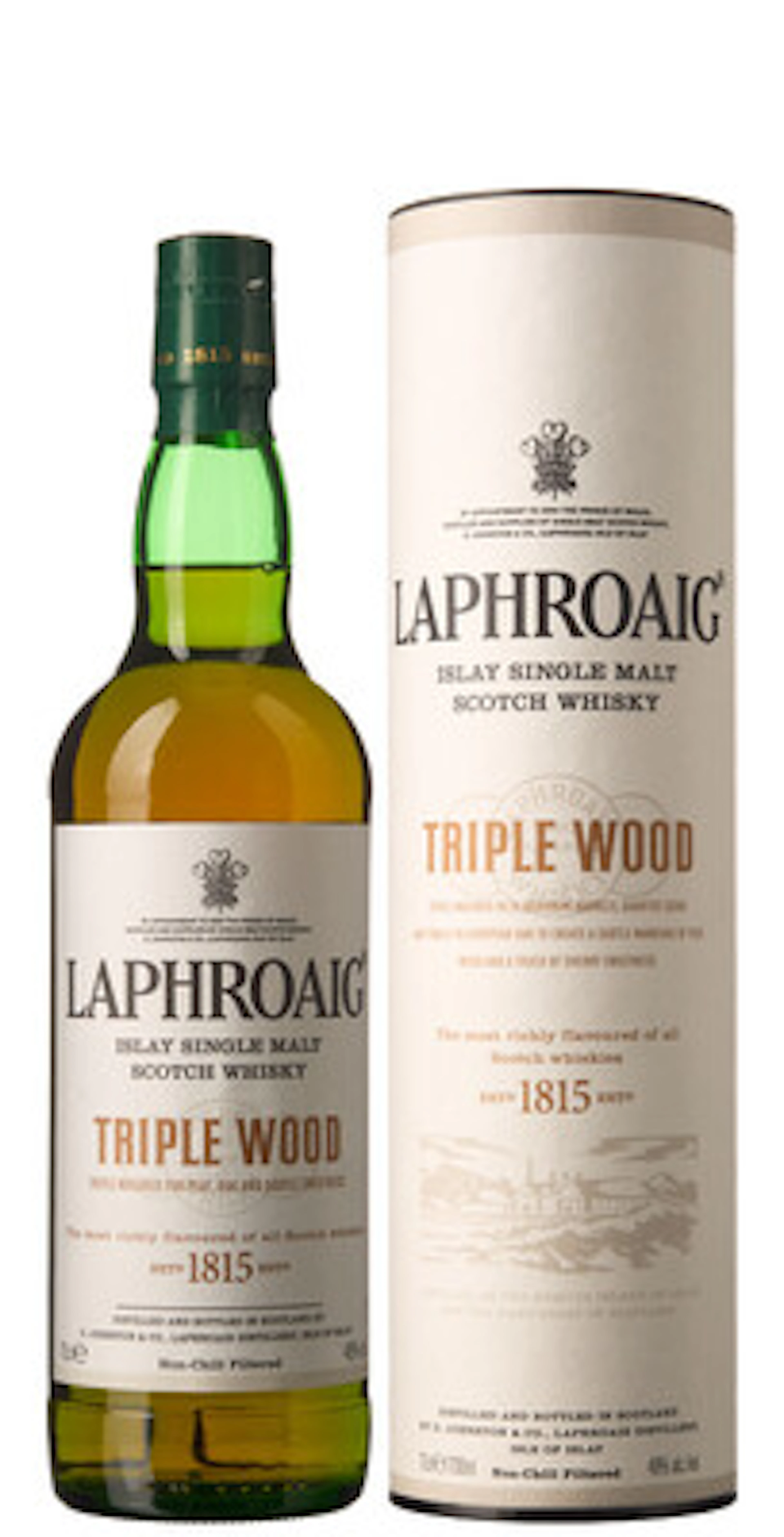 1 x Laphroaig Islay Single Malt Scotch Whisky Triple Wood (OCB)