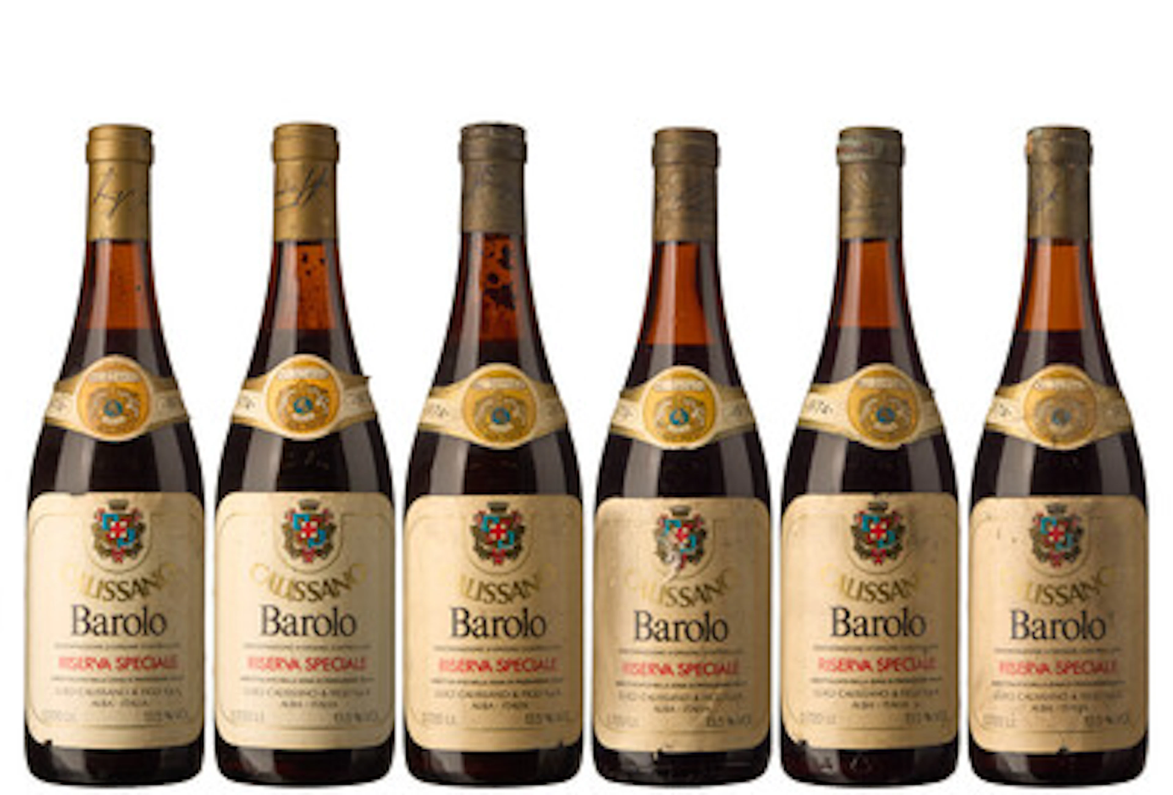 6 x Barolo Riserva Speciale 1974, Calissano