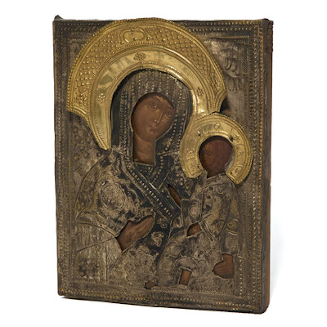 Ikon - Maria av Tikhvin ("Tikhvinskaya")