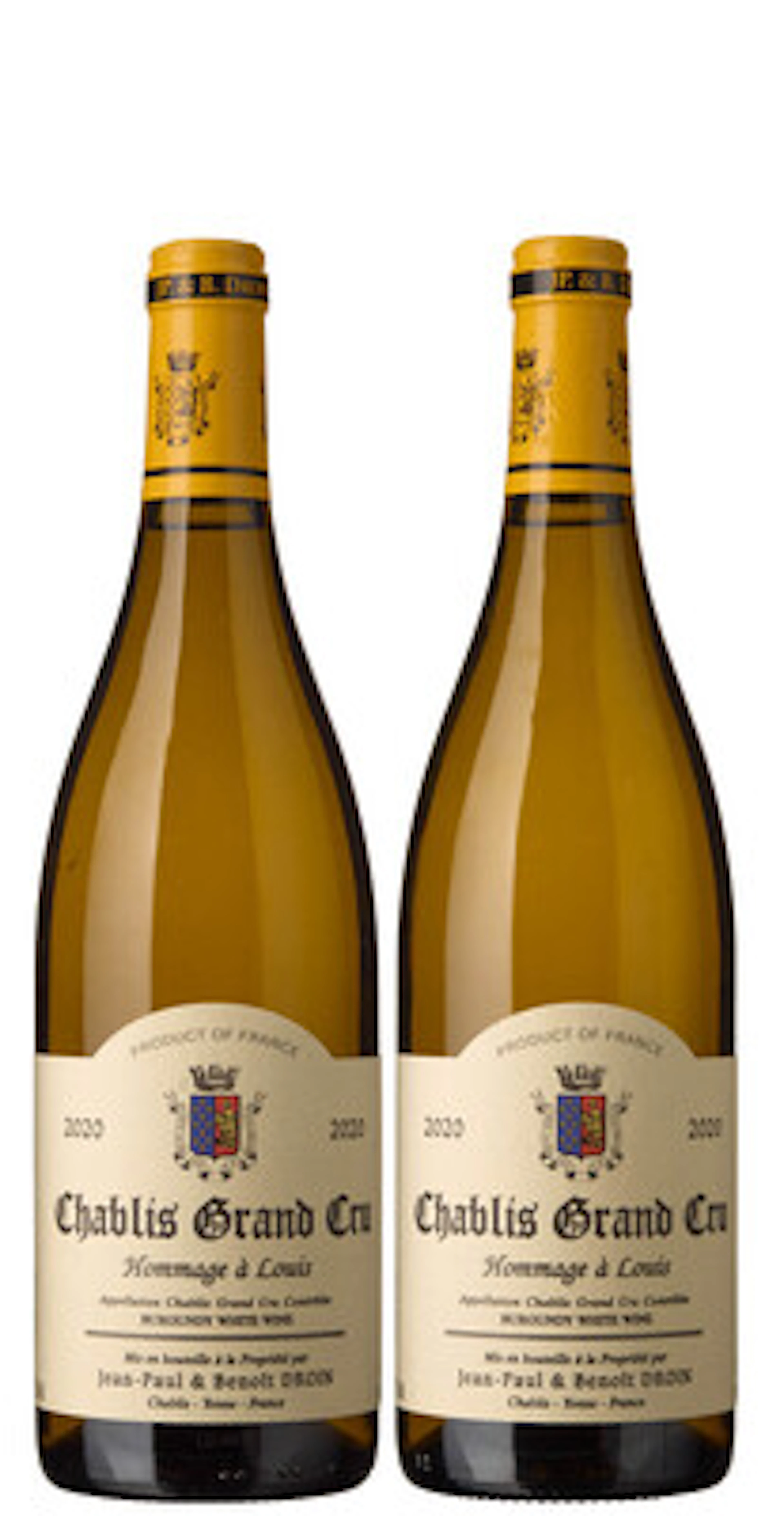 2 x Chablis Grand Cru Hommage a Louis 2020, Jean-Paul & Benoit Droin