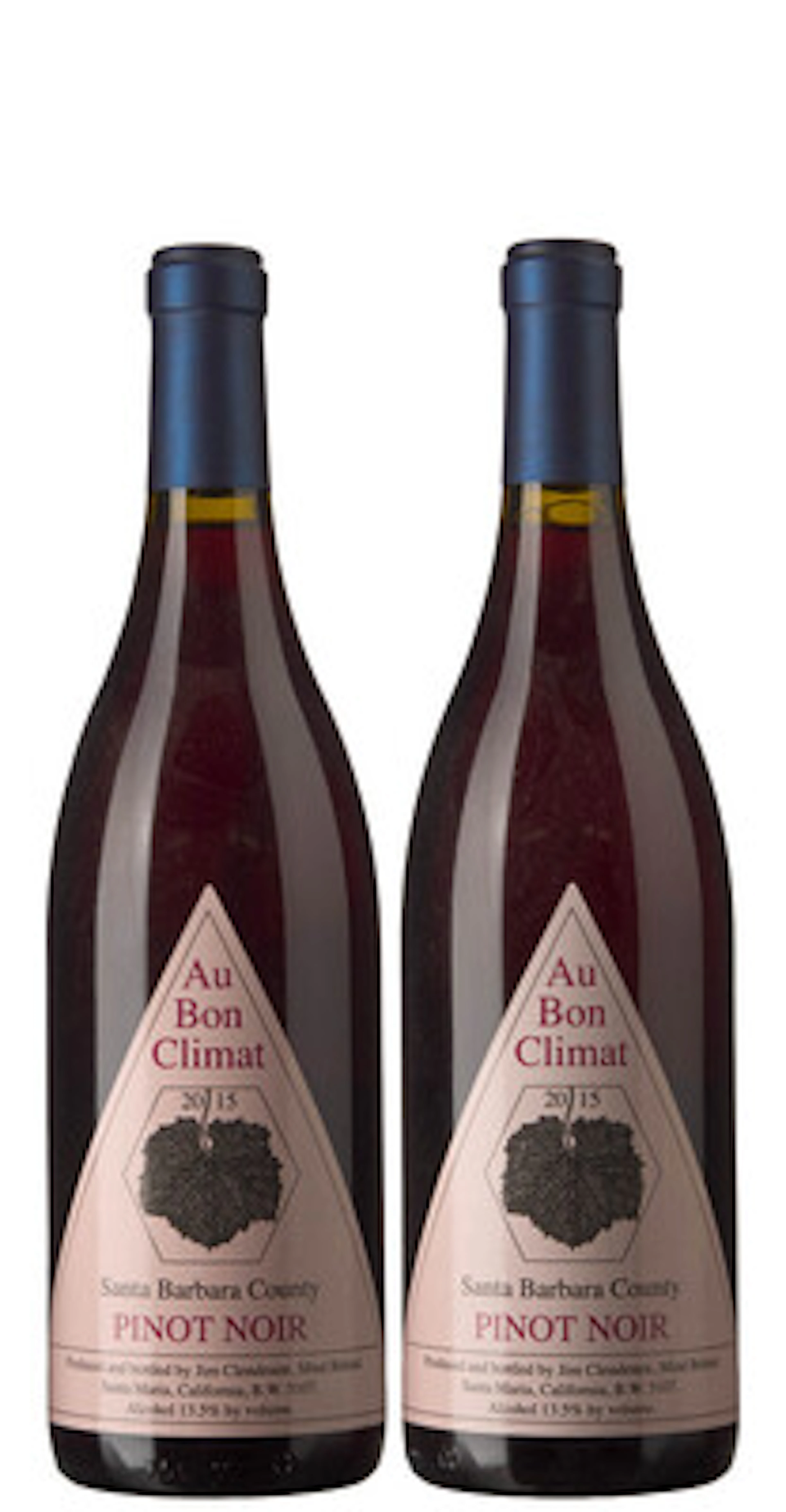 2 x Santa Barbara County Pinot Noir 2015, Au Bon Climat