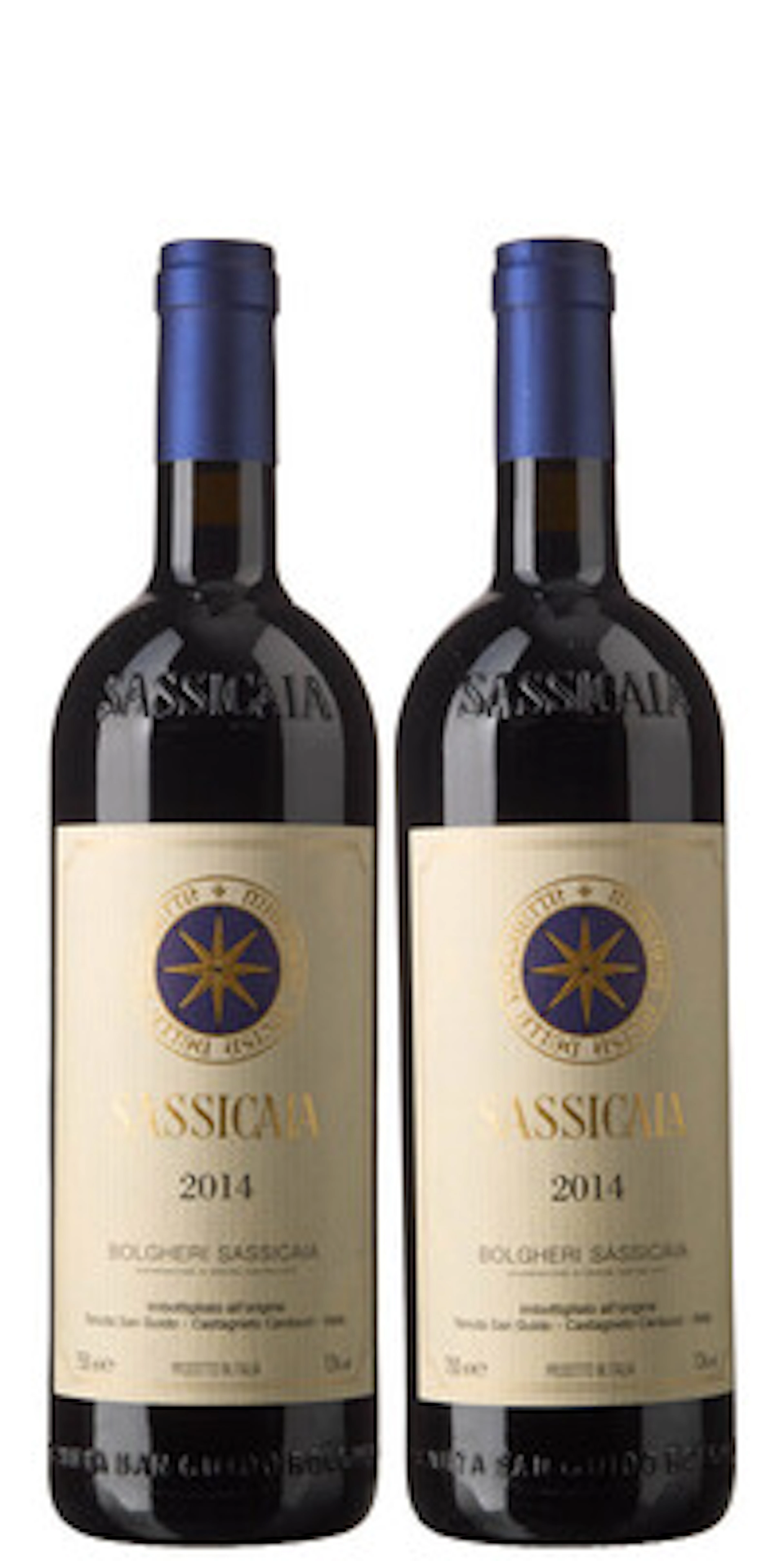 2 x Sassicaia 2014, Tenuta San Guido