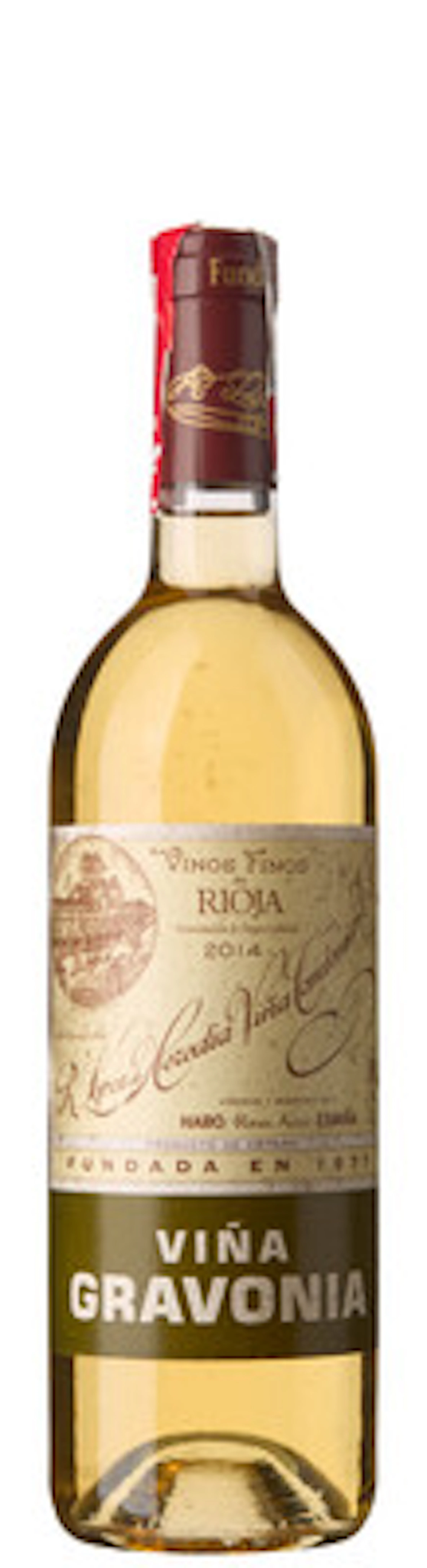 1 x Rioja Crianza Blanco Vina Gravonia 2014, Lopez de Heredia