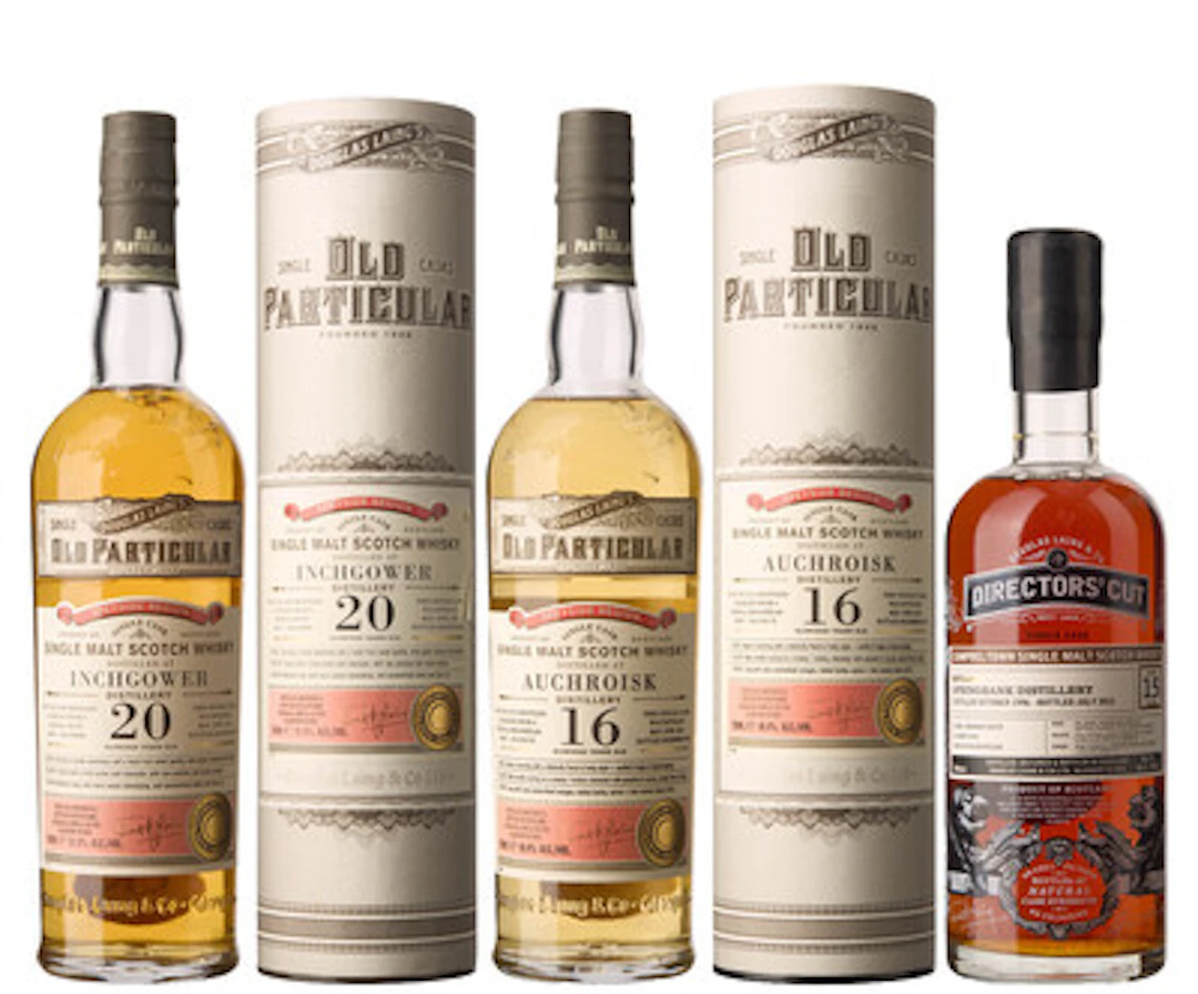 3 x Miks Douglas Laing & Co Skotsk Whisky (Springbank, Inchgower, Auchroisk)