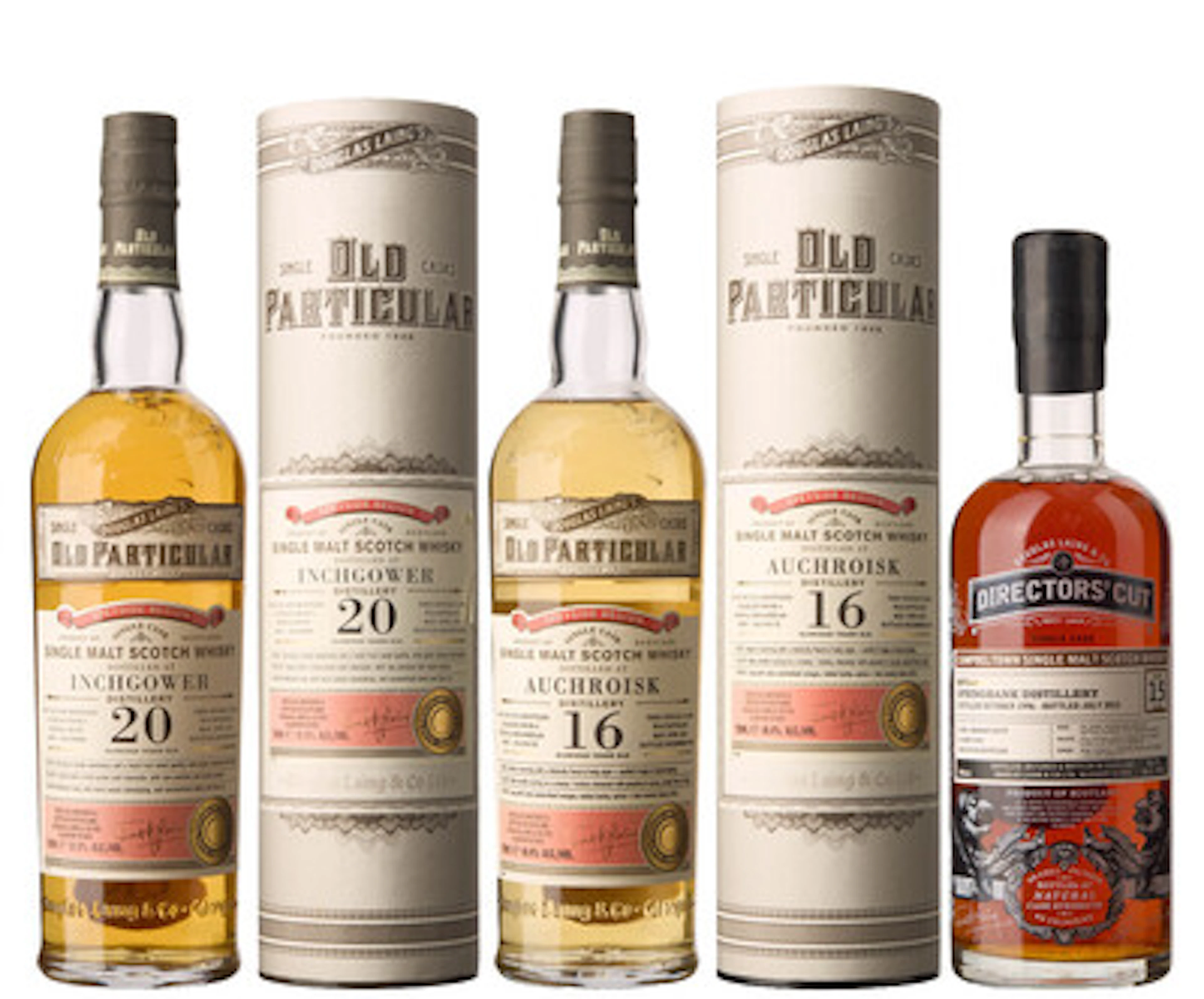 3 x Miks Douglas Laing & Co Skotsk Whisky (Springbank, Inchgower, Auchroisk)