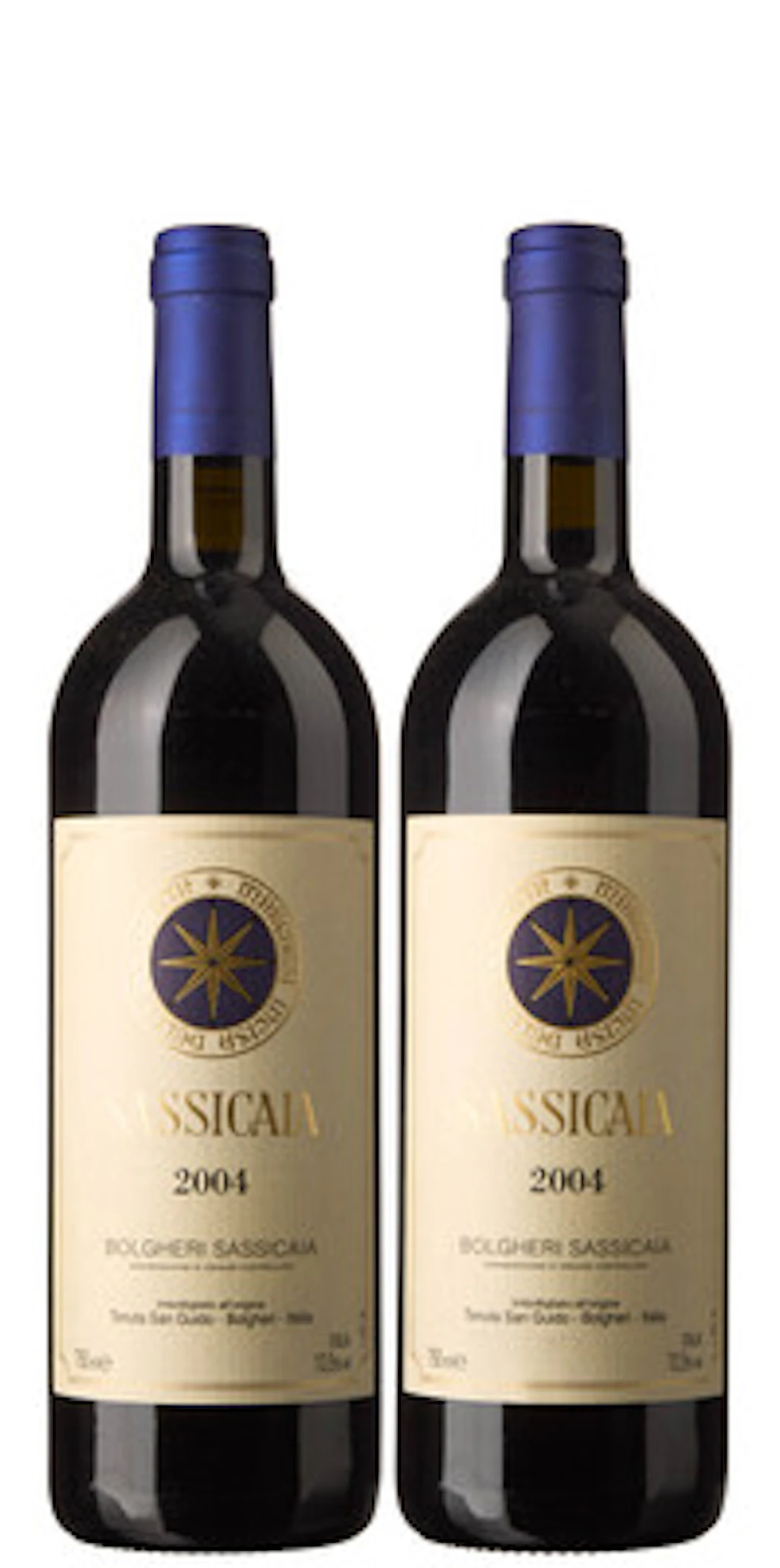 2 x Sassicaia 2004, Tenuta San Guido