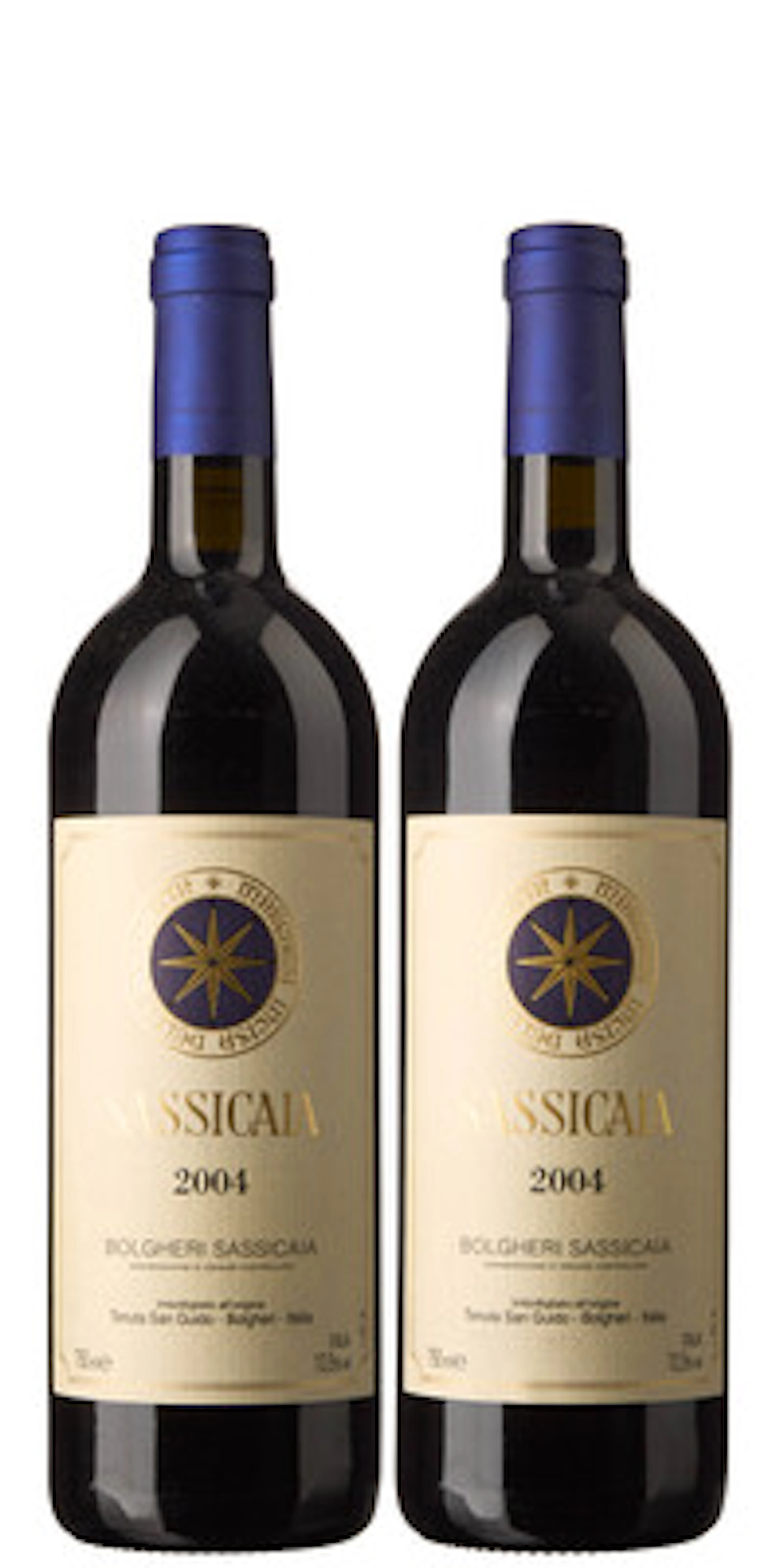 2 x Sassicaia 2004, Tenuta San Guido