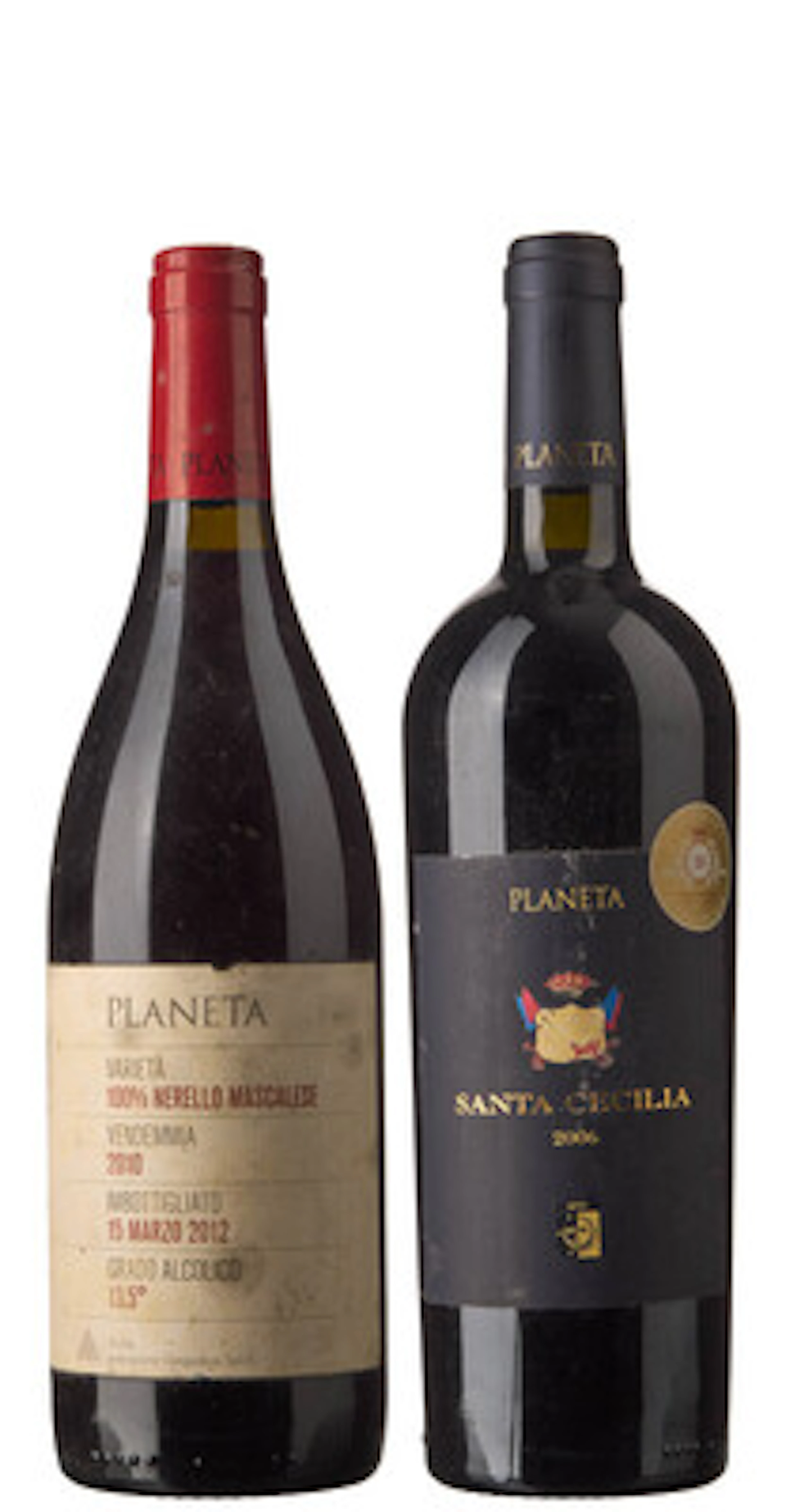 2 x Miks Planeta (1 x Santa Cecilia 2006, 1 x Nerello Mascalese 2010)