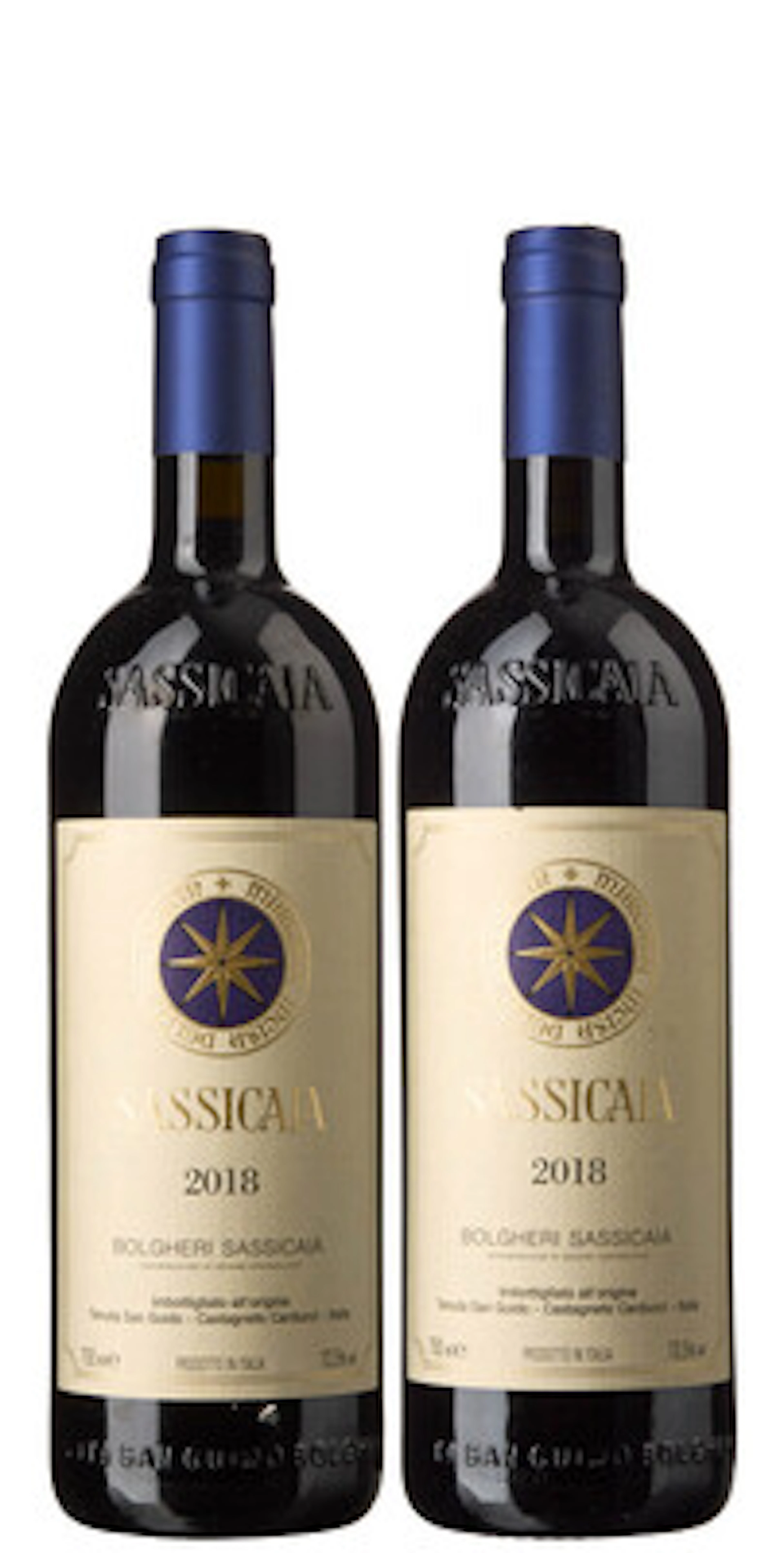 2 x Sassicaia 2018, Tenuta San Guido