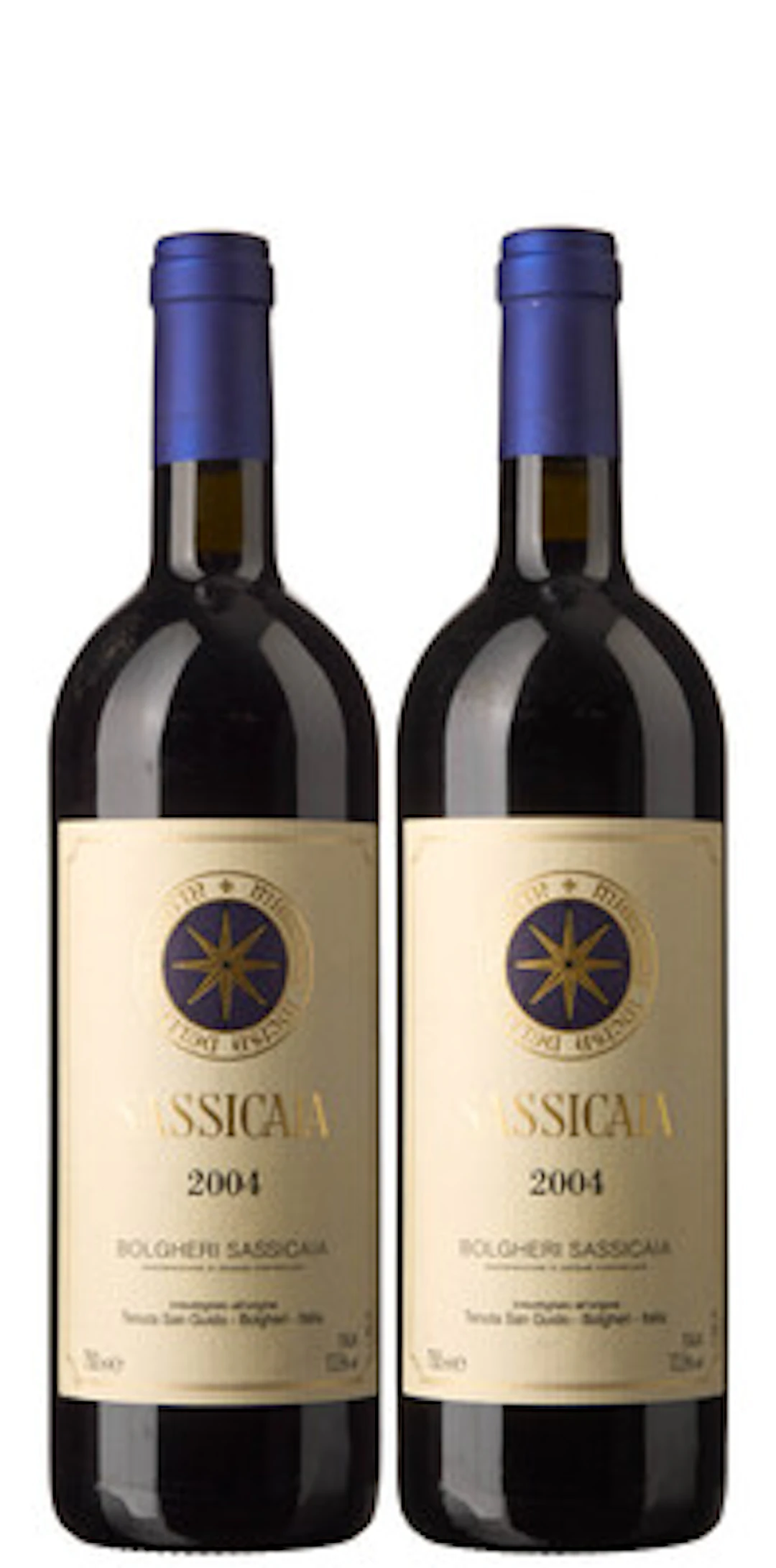 2 x Sassicaia 2004, Tenuta San Guido