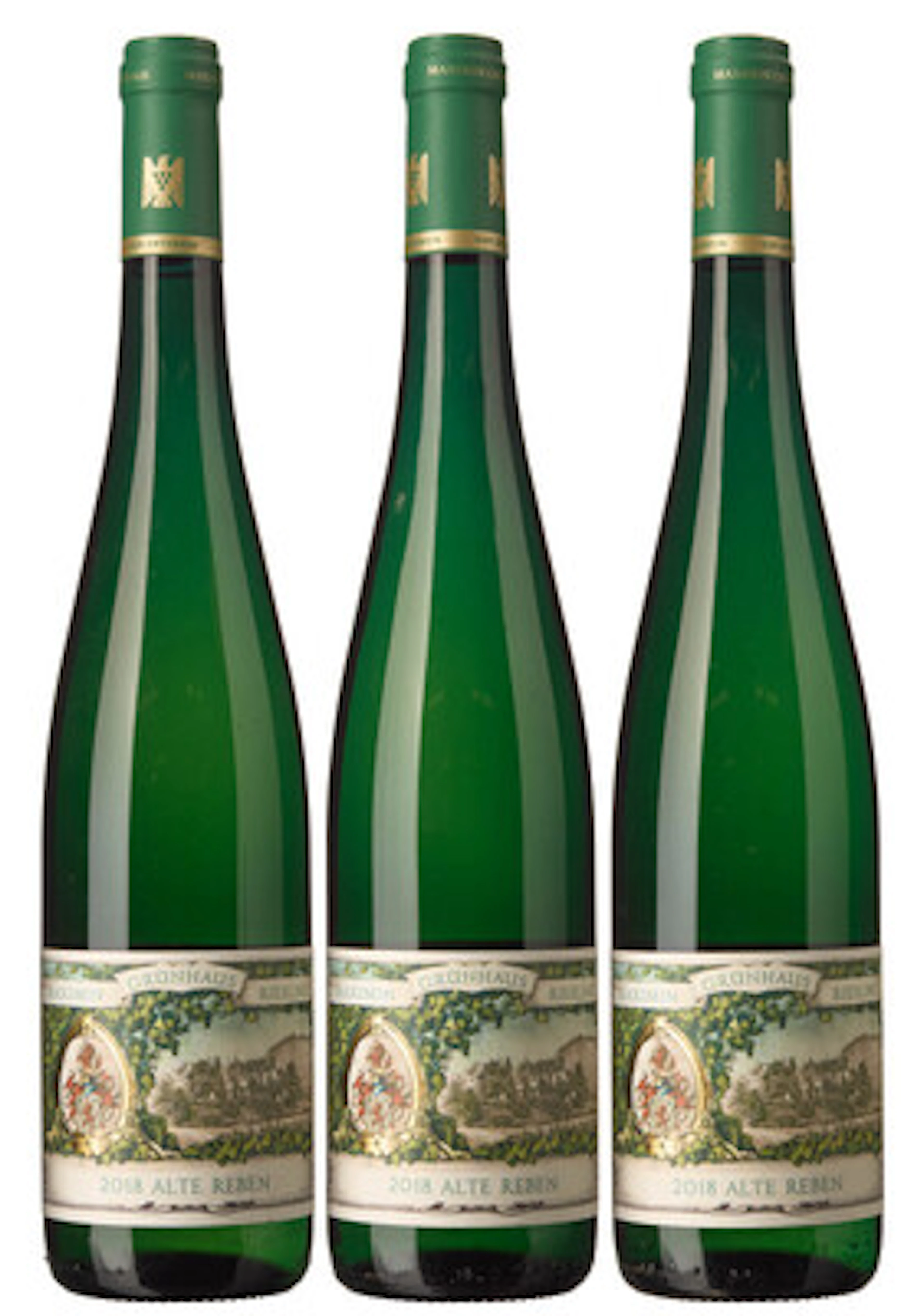 3 x Maximin Grünhauser Riesling Alte Reben Trocken 2018, von Schubert