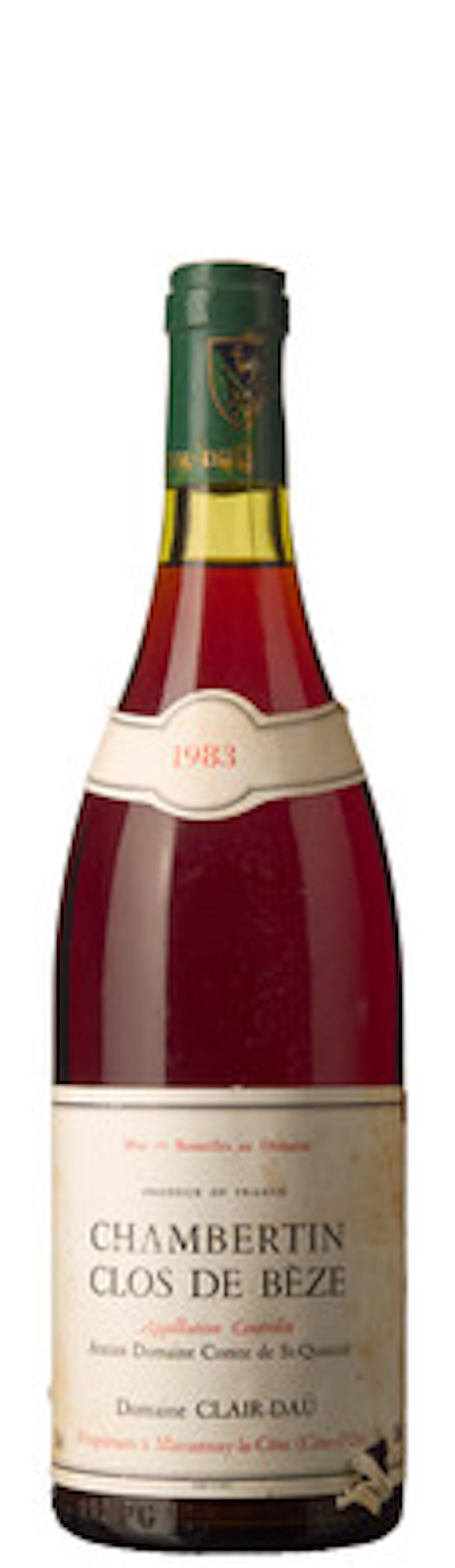 1 x Chambertin Clos de Beze Grand Cru 1983, Clair-Daü