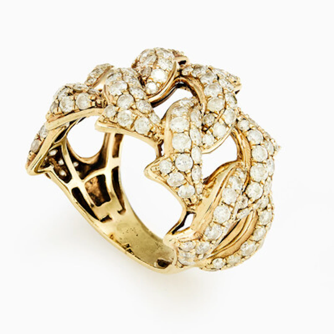 Ring med diamanter