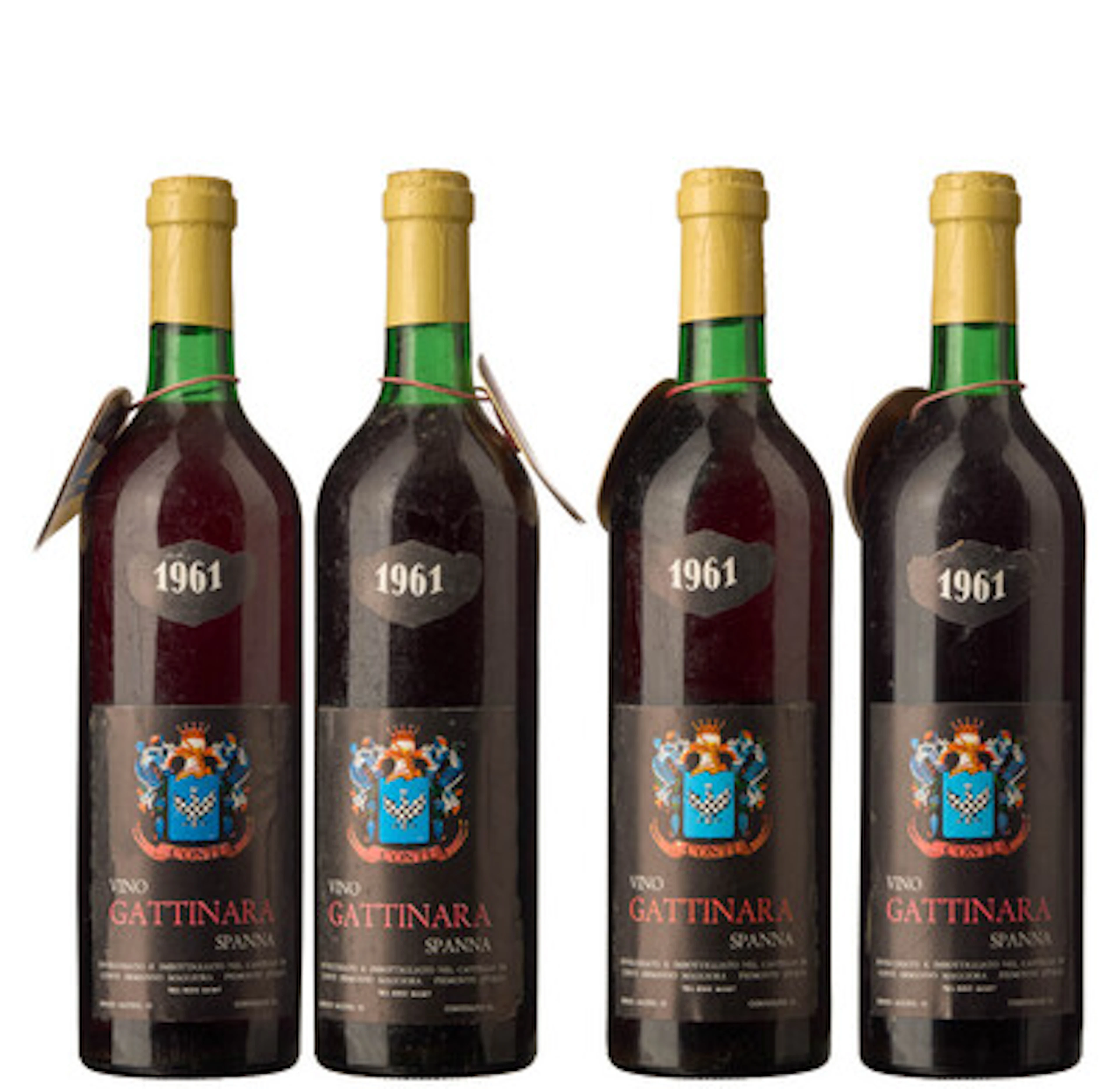 4 x Gattinara Spanna 1961, Castello di Conti