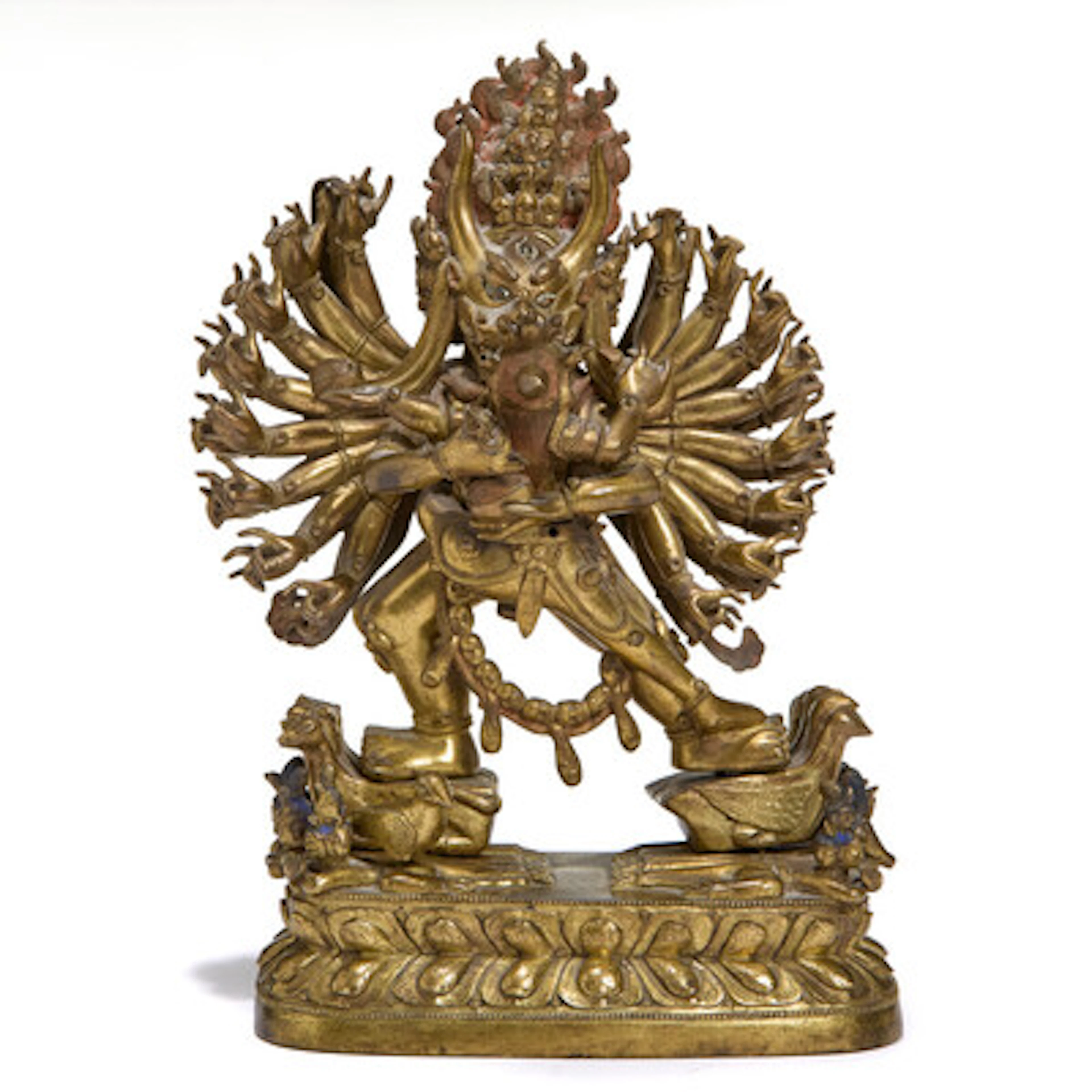 Figur av Vajrabhairava og Vajravetali