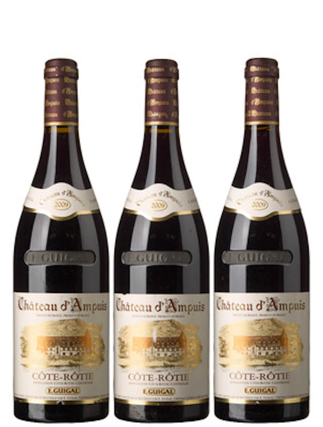 3 x Cote-Rotie Chateau d'Ampuis 2009, E. Guigal