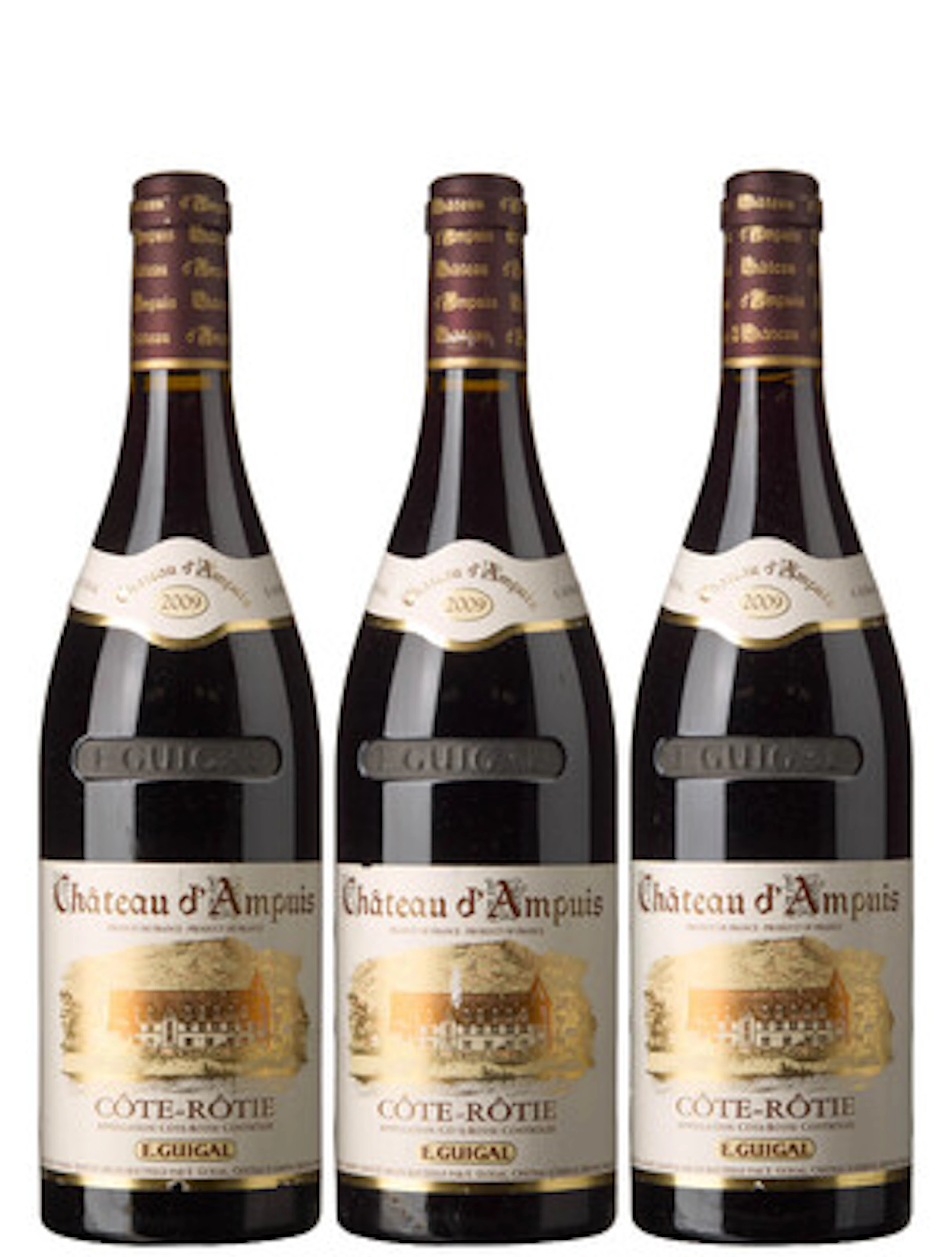3 x Cote-Rotie Chateau d'Ampuis 2009, E. Guigal