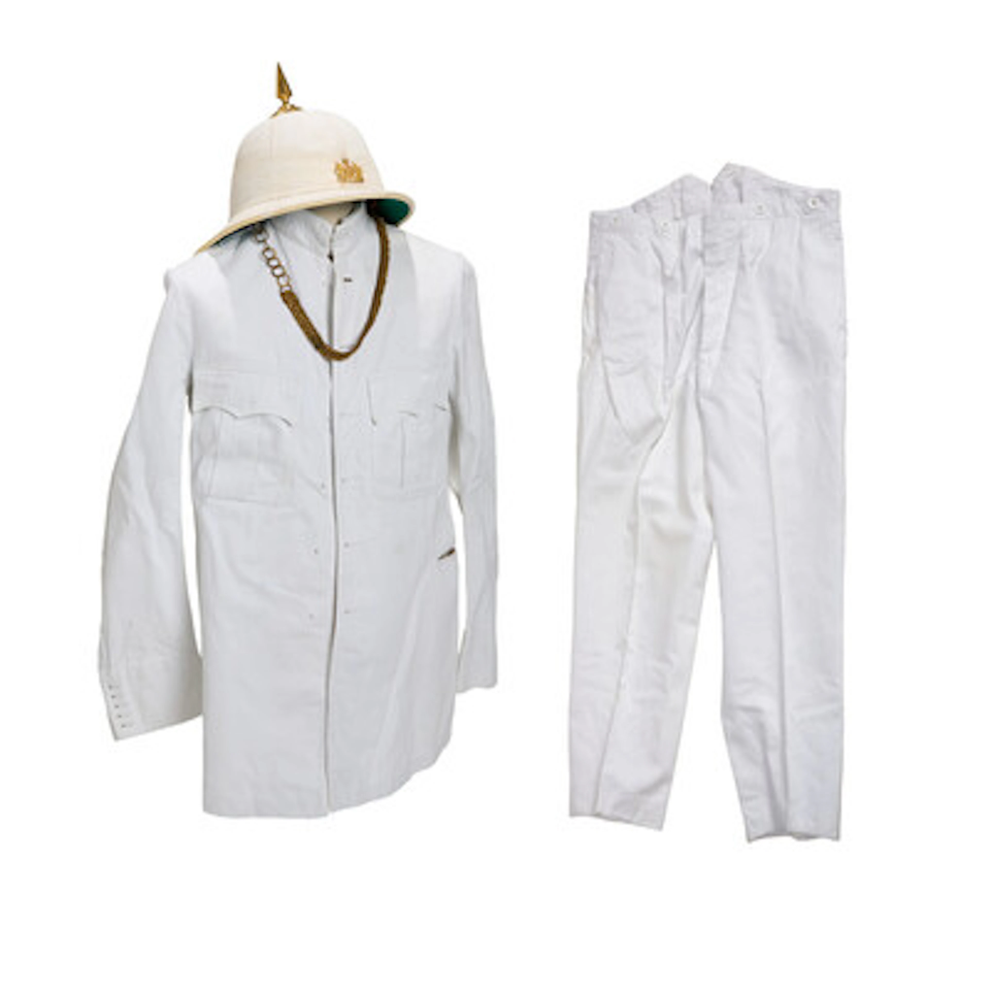 Hjelm og uniform
