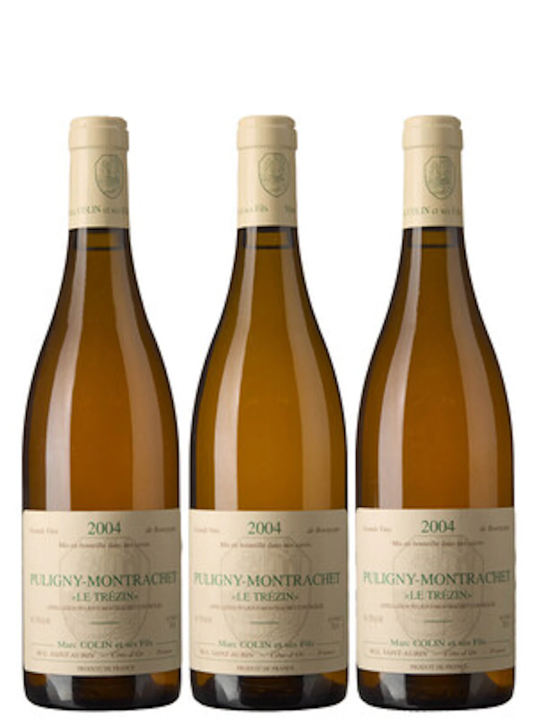 3 x Puligny-Montrachet Le Trezin 2004, Marc Colin et ses Fils
