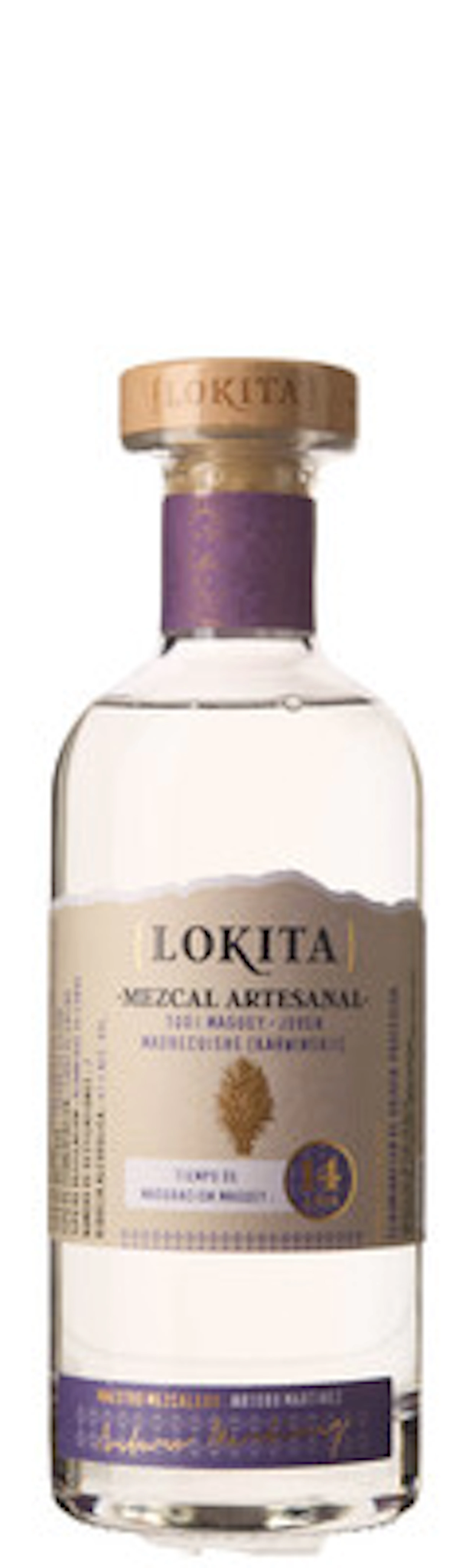 1 x Lokita Mezcal Artesanal Madrecuishe Tiempo de Maduracion Maguey : 14 Anos