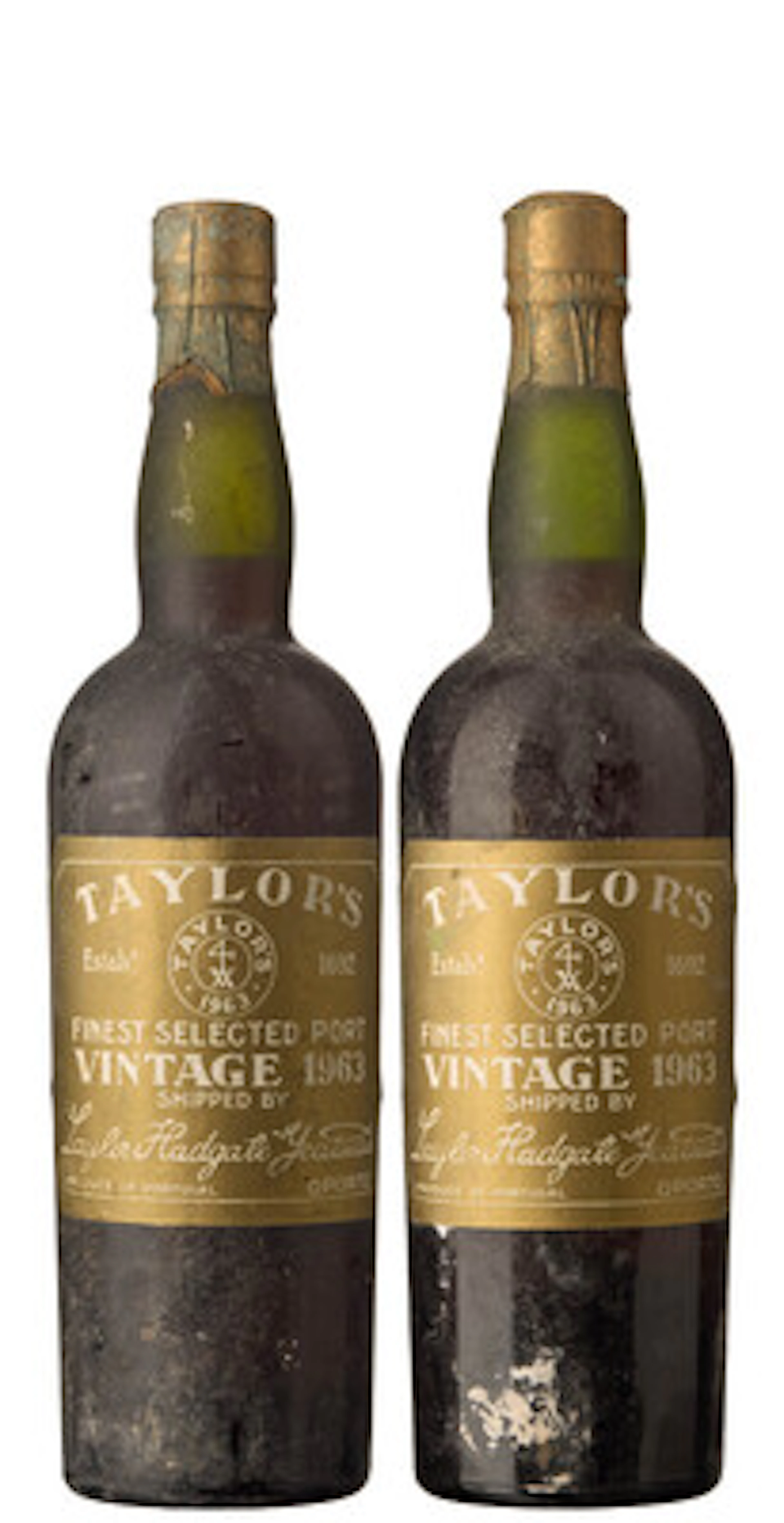 2 x Vintage Port Finest Selected 1963, Taylor