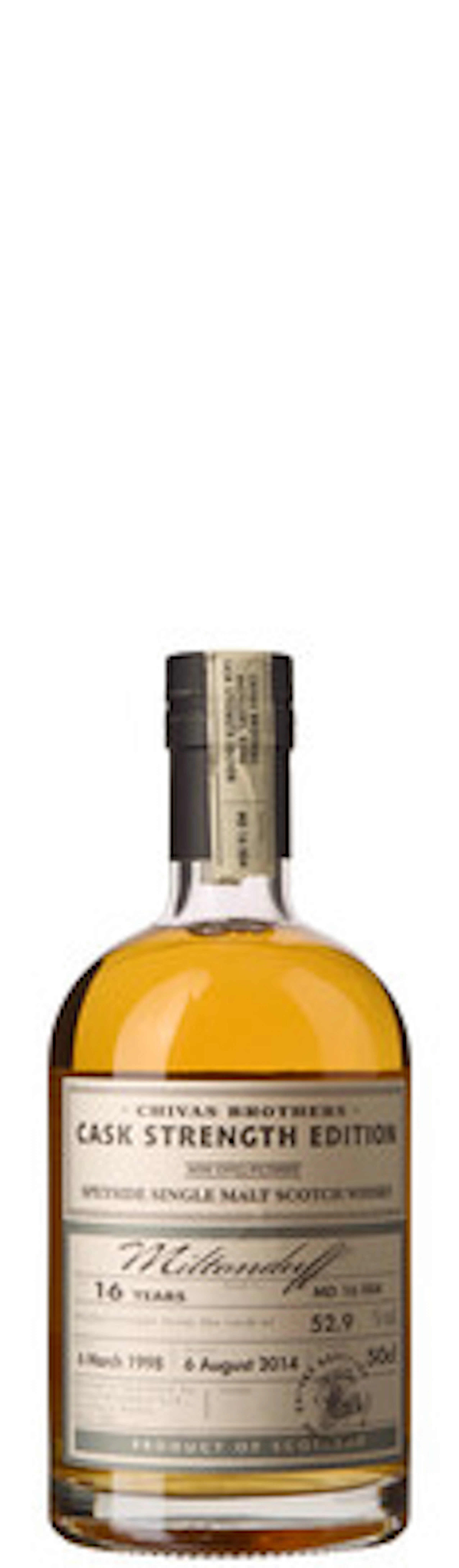 1 x 0,5 l Miltonduff Speyside Single Malt Scotch Whisky Chivas Brothers