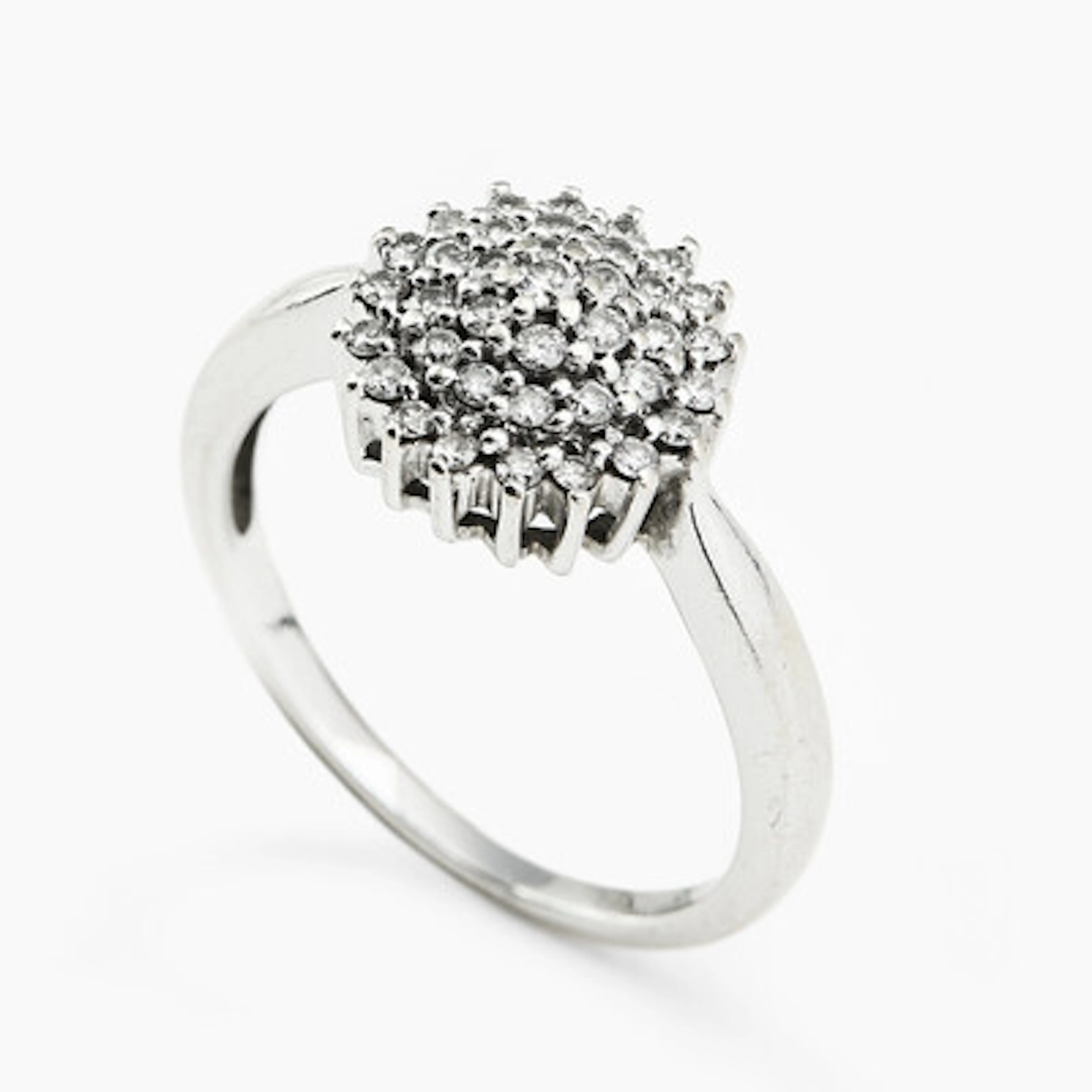 Rosett ring med diamanter