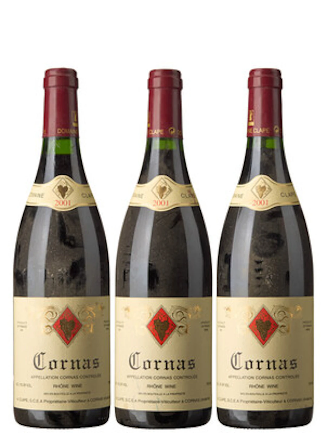 3 x Cornas 2001, A. Clape