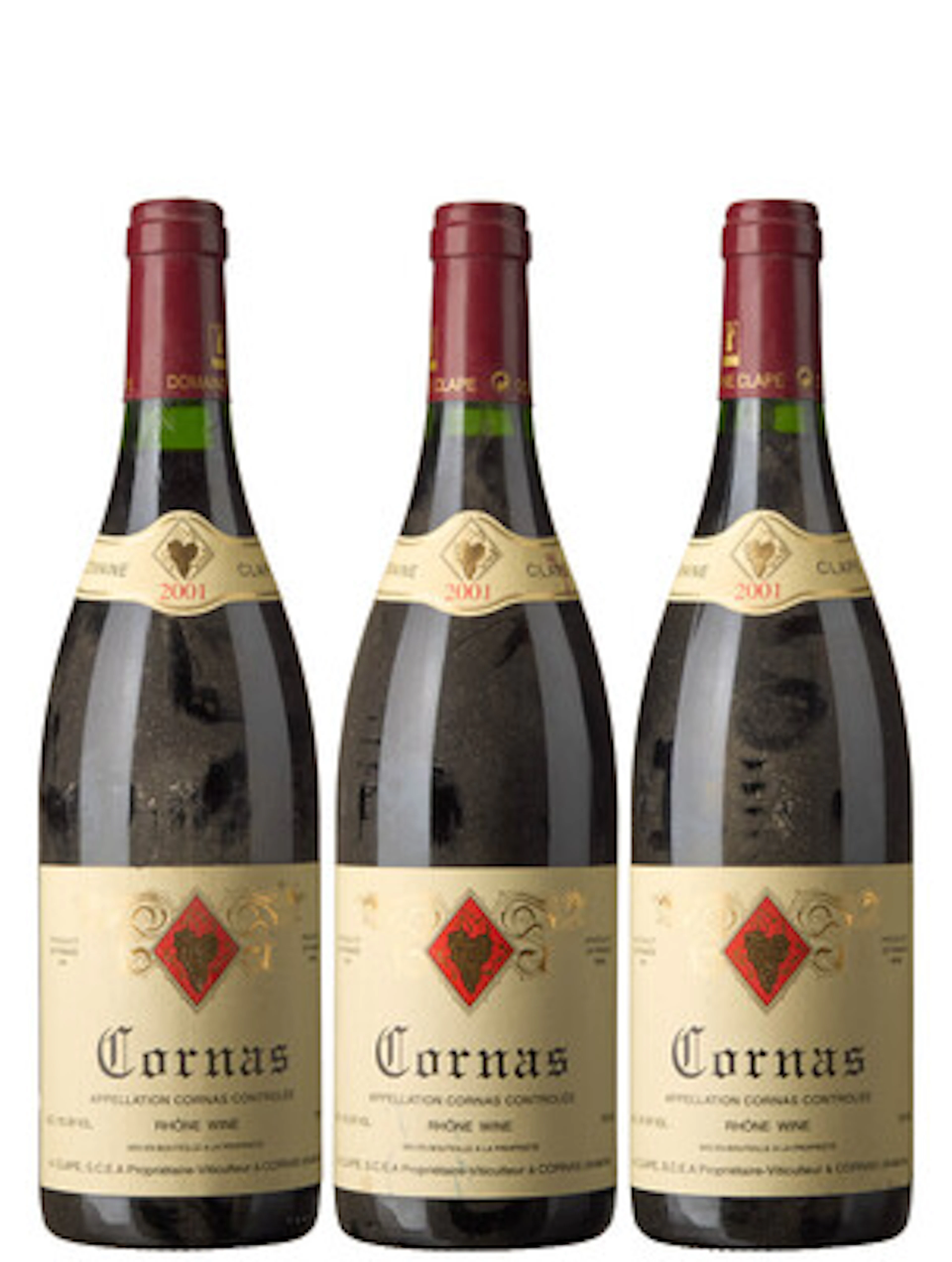 3 x Cornas 2001, A. Clape