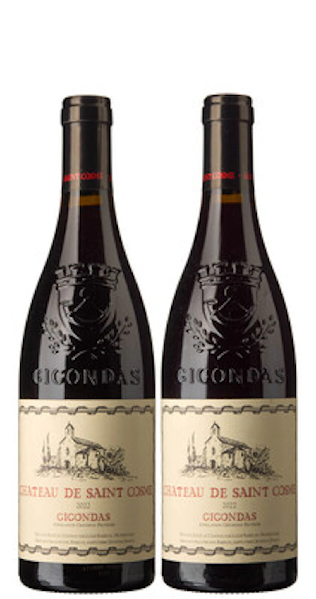 2 x Gigondas 2022, Chateau de Saint Cosme