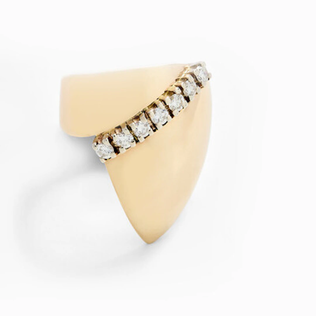 Ring med diamanter