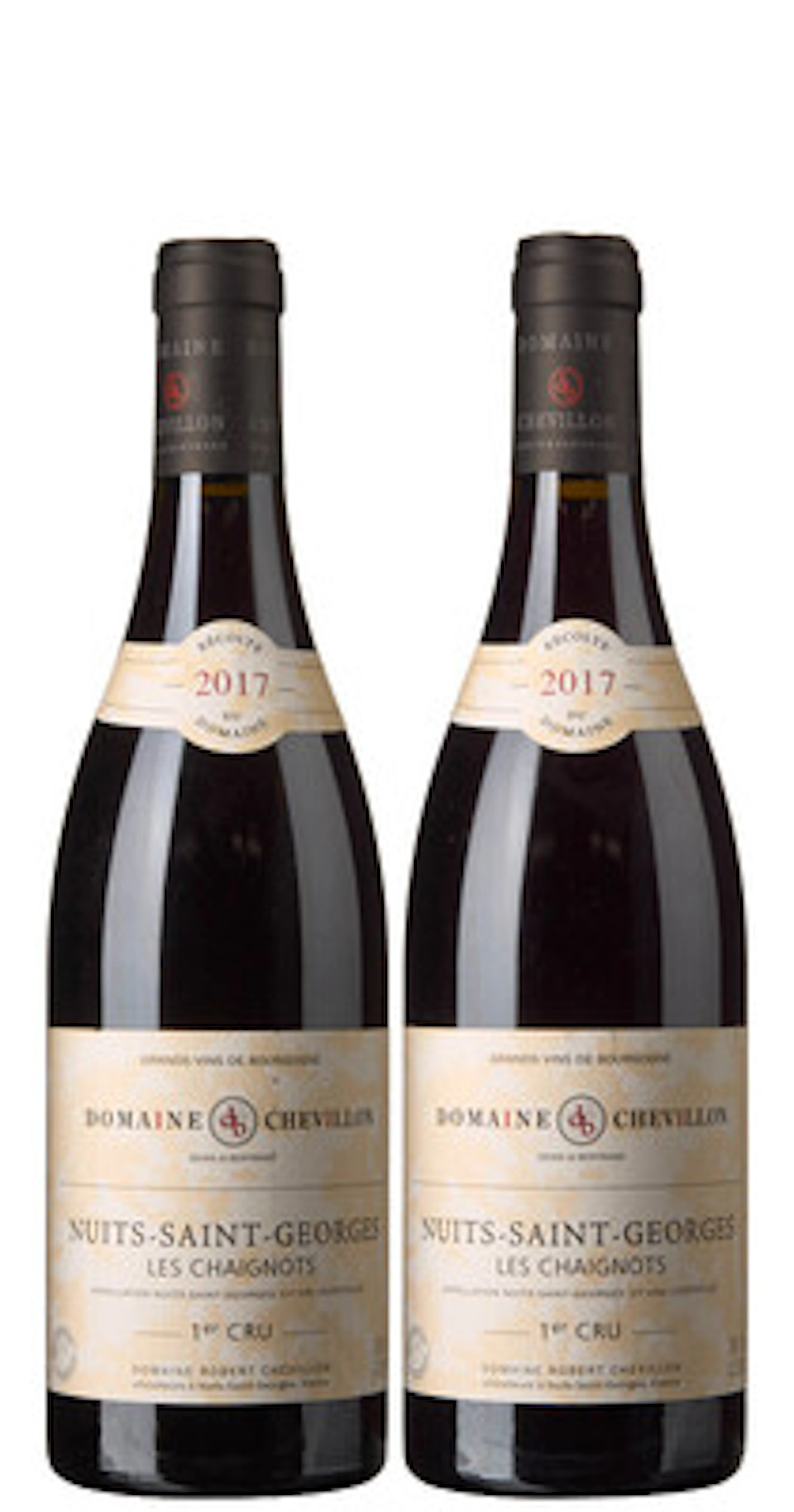 2 x Nuits-Saint-Georges 1er Cru Les Chaignots 2017, Robert Chevillon