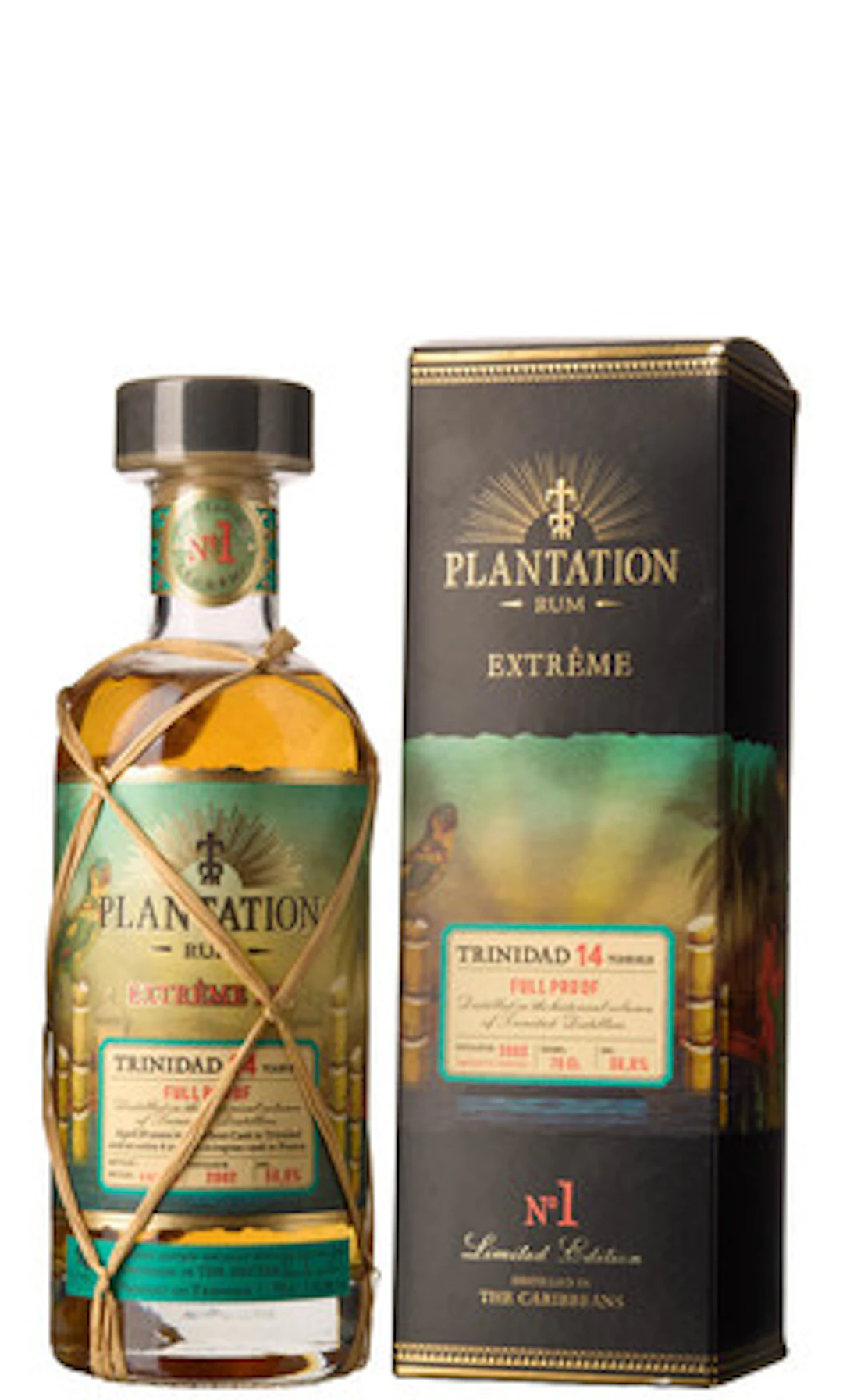 1 x Plantation Rum Extreme Nº1 Trinidad 14 Years Old Full Proof (OCB)