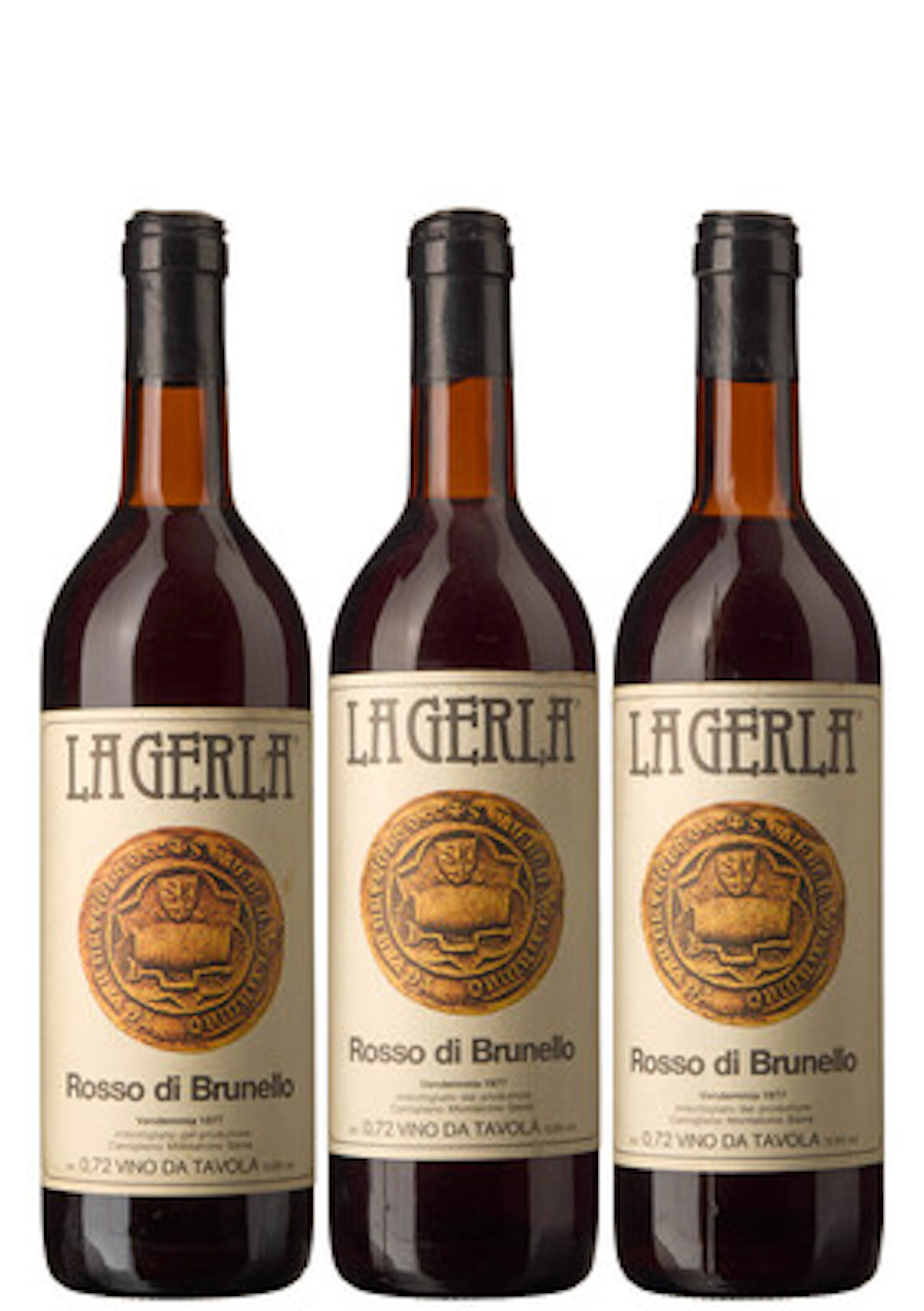 3 x Rosso di Brunello 1977, La Gerla