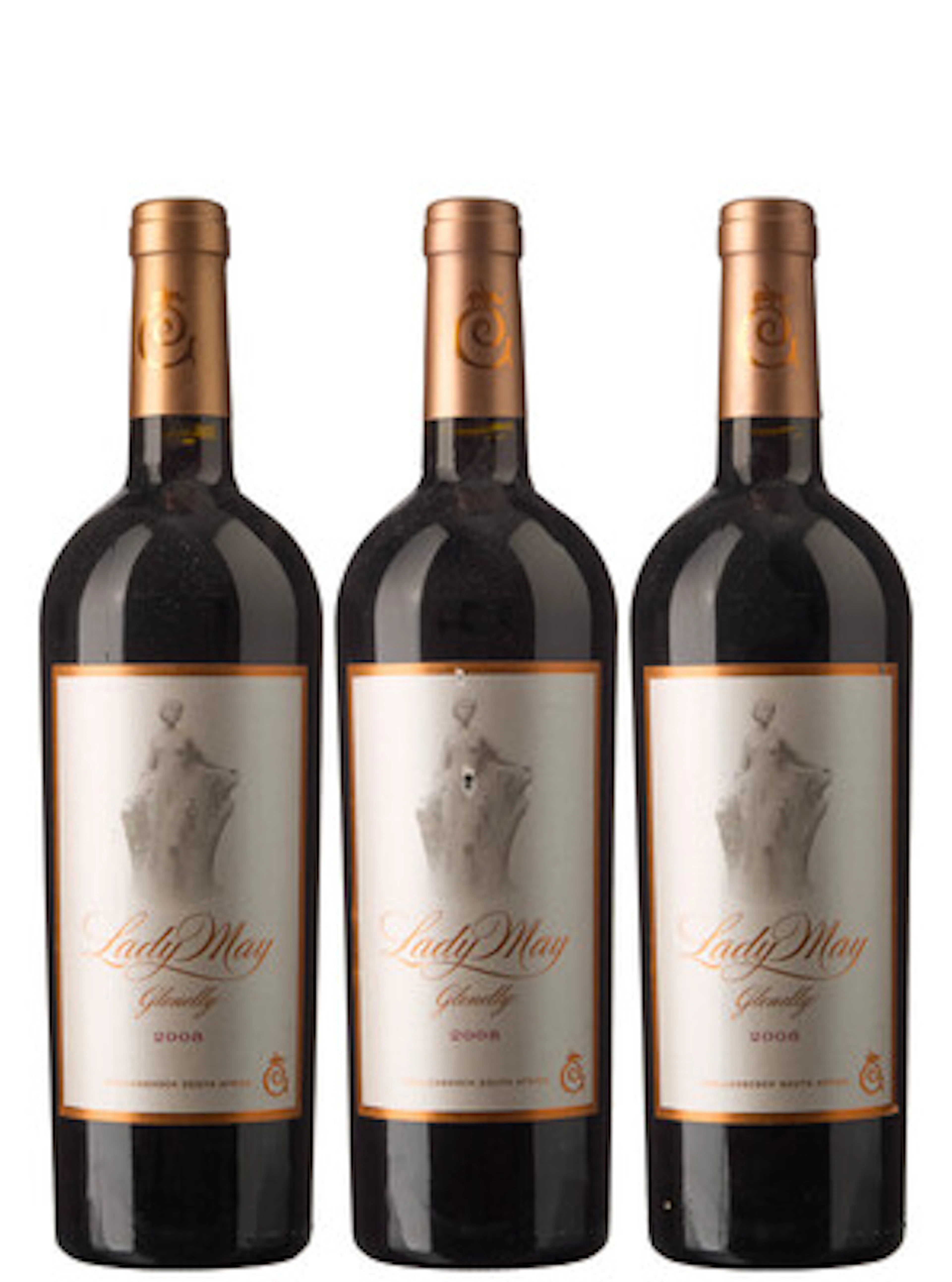 3 x Stellenbosch Cabernet Sauvignon Lady May 2008, Glenelly