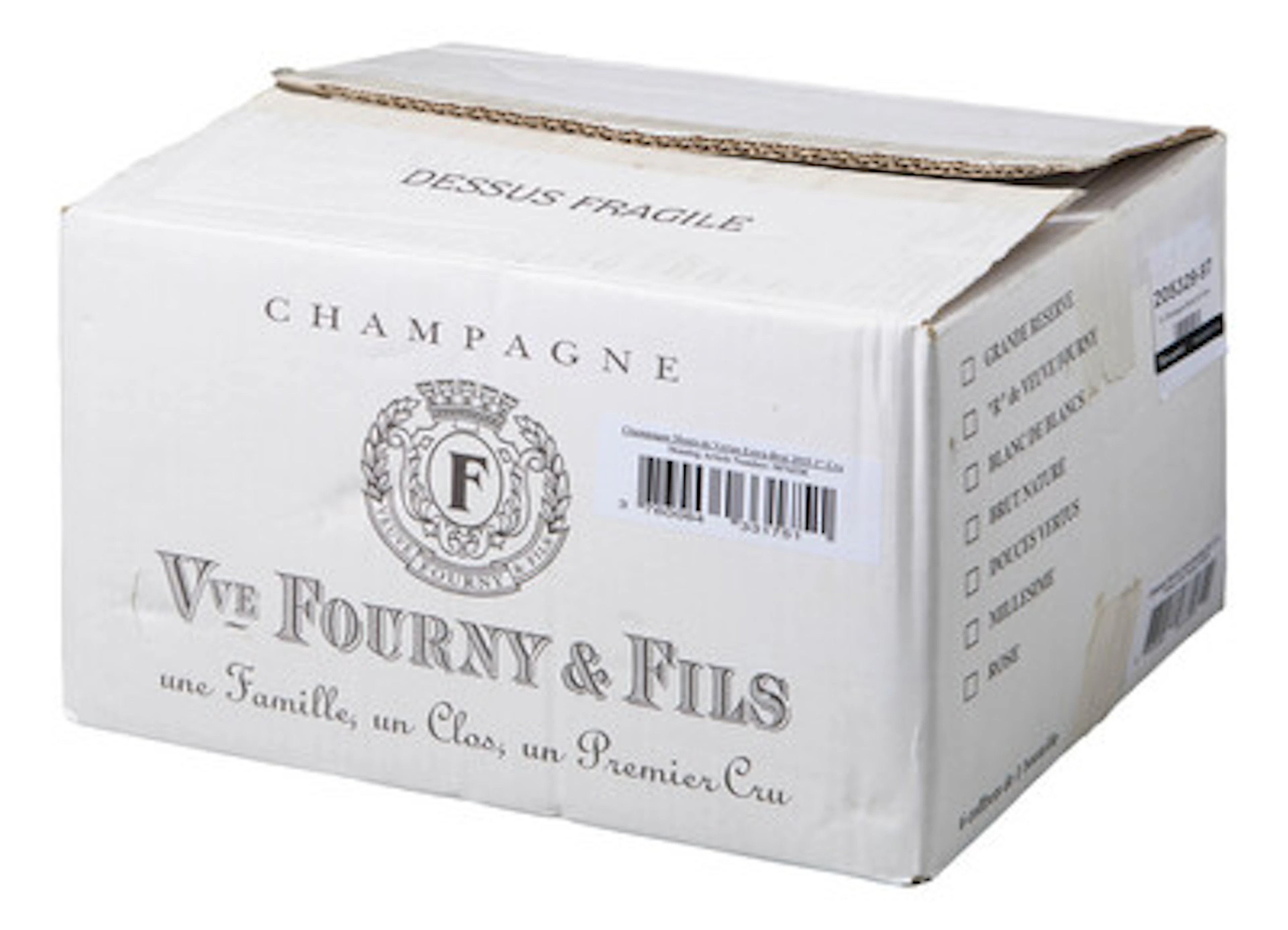 6 x Champagne Monts de Vertus Blanc de Blancs Extra-Brut 2015, Vve