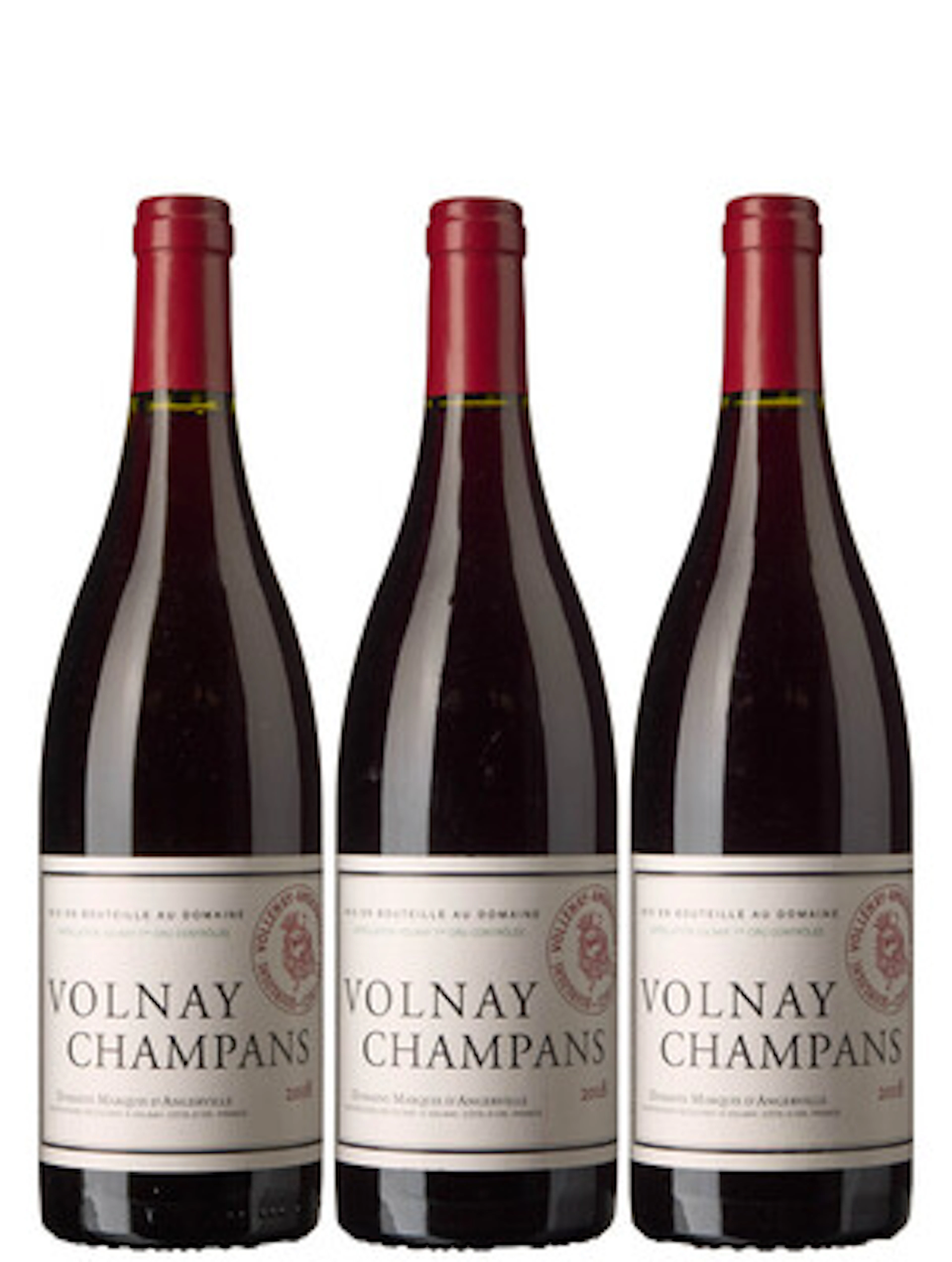 3 x Volnay 1er Cru Champans 2018, Marquis d'Angerville