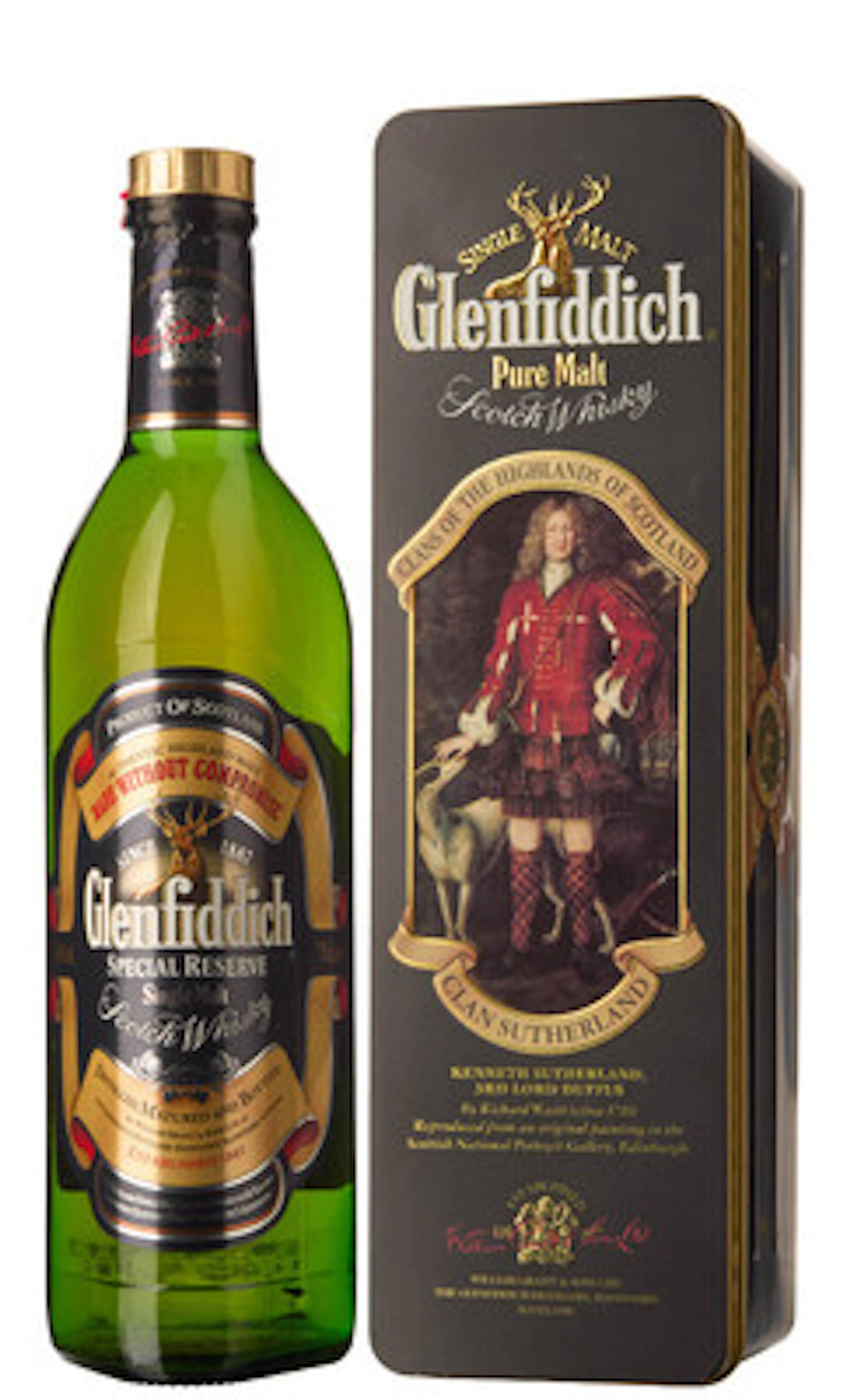 1 x 0,75 l Glenfiddich Single Malt Scotch Whisky Special Reserve Clan