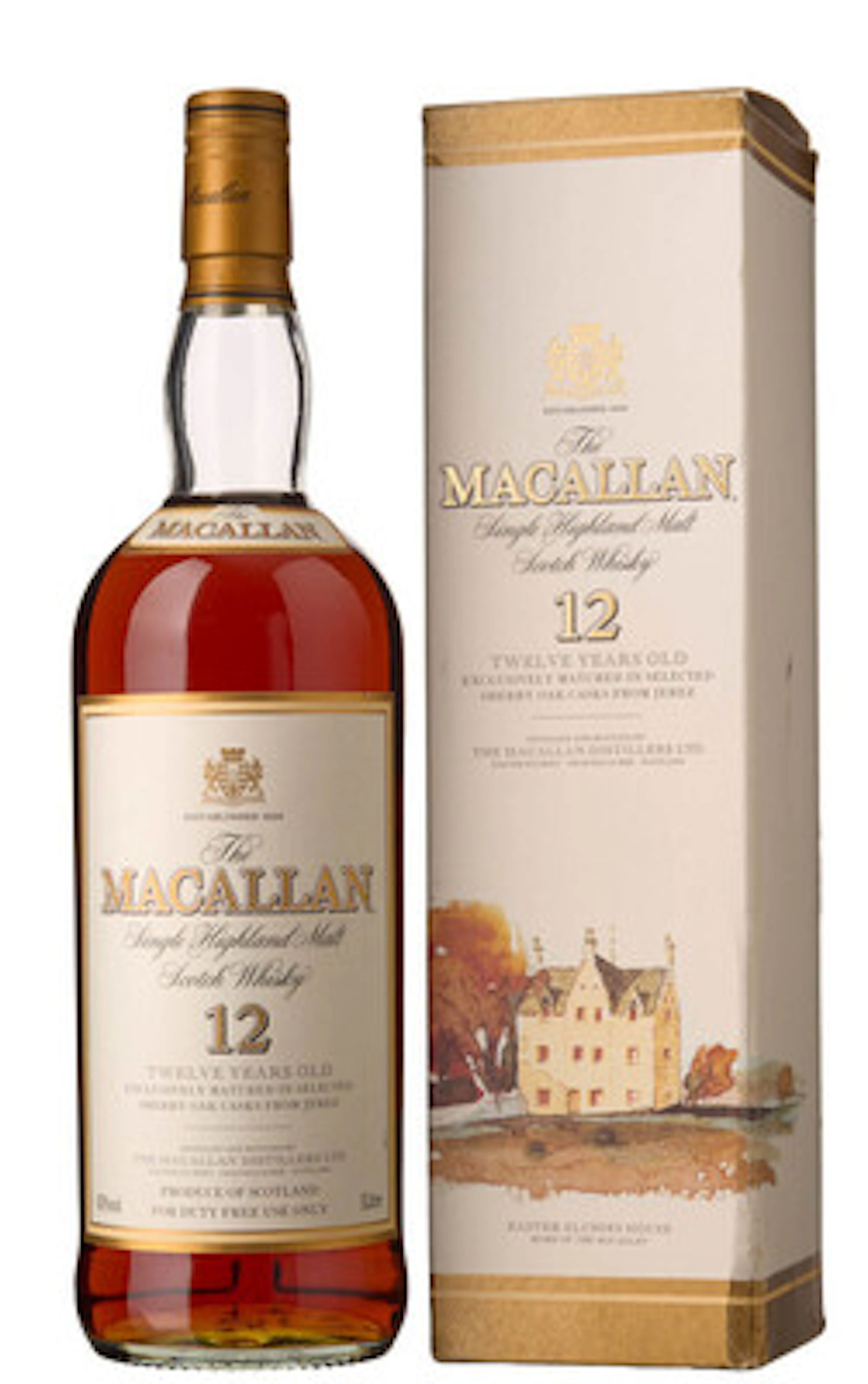 1 x 1 l The Macallan Single Highland Malt Scotch Whisky Sherry Oak