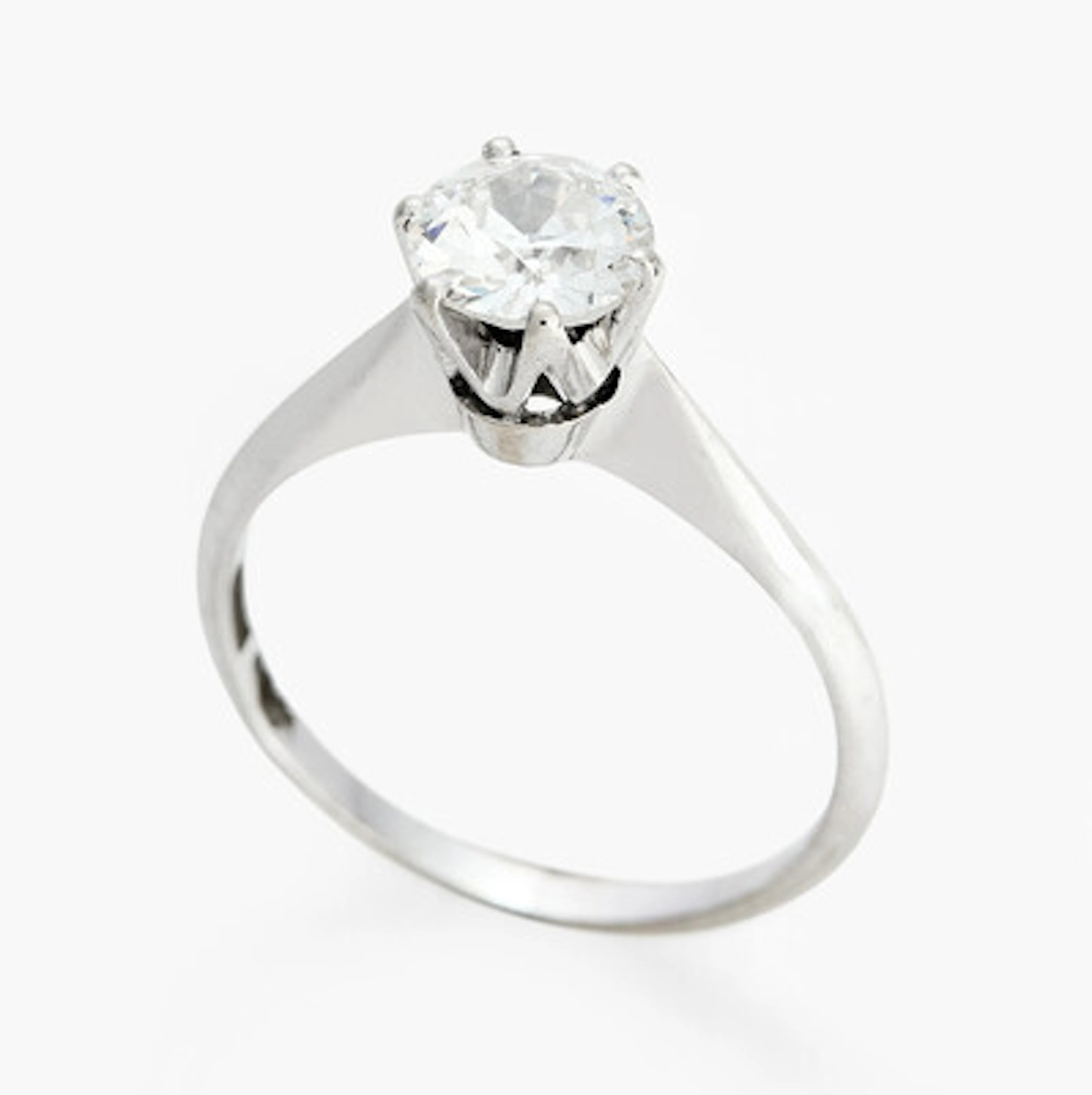 Ring med en diamant
