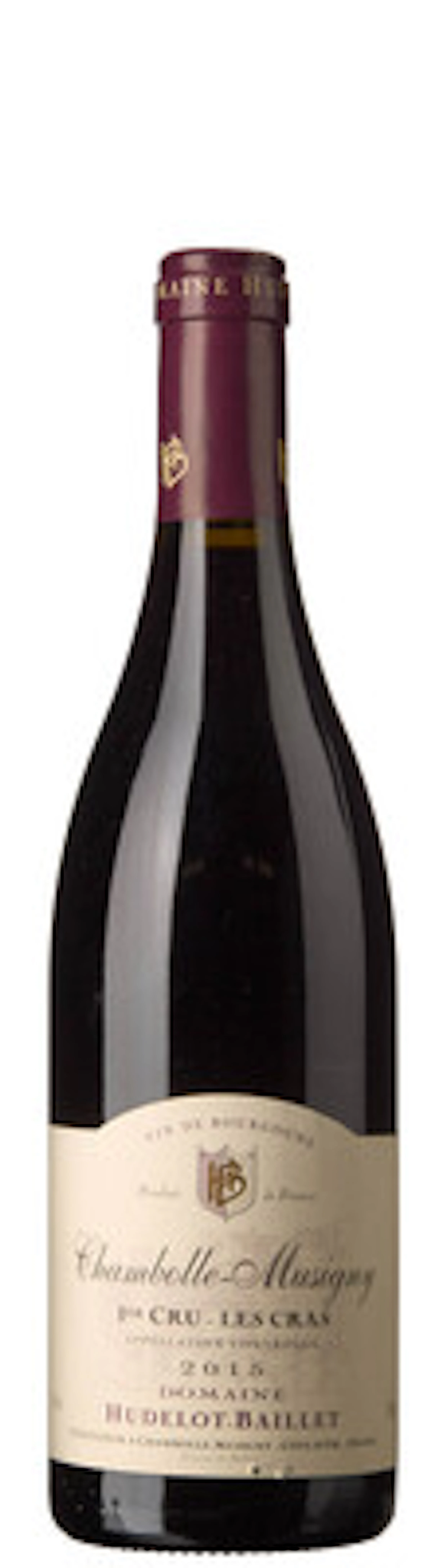1 x Chambolle-Musigny 1er Cru Les Cras 2015, Hudelot-Baillet