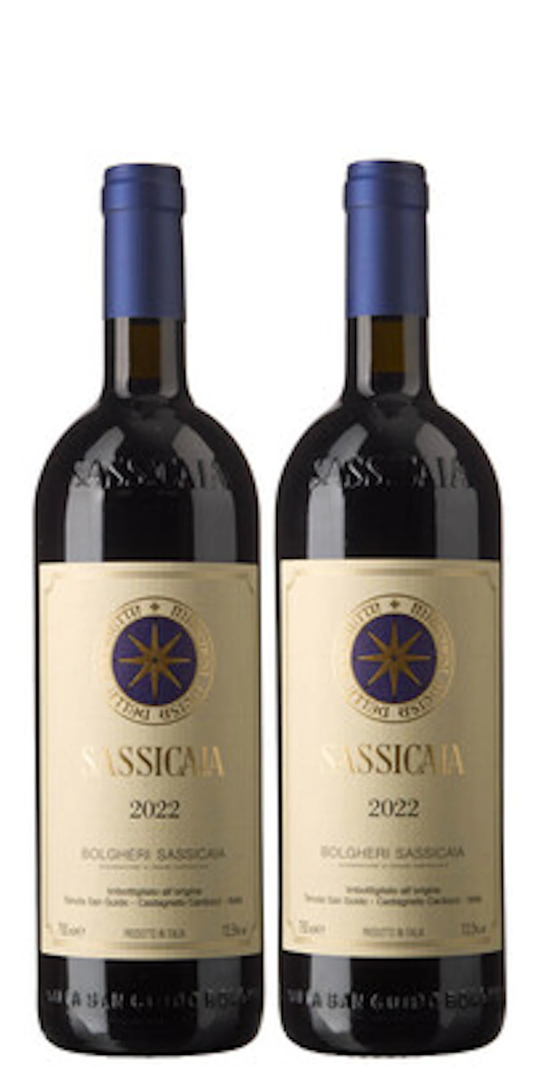 2 x Sassicaia 2022, Tenuta San Guido